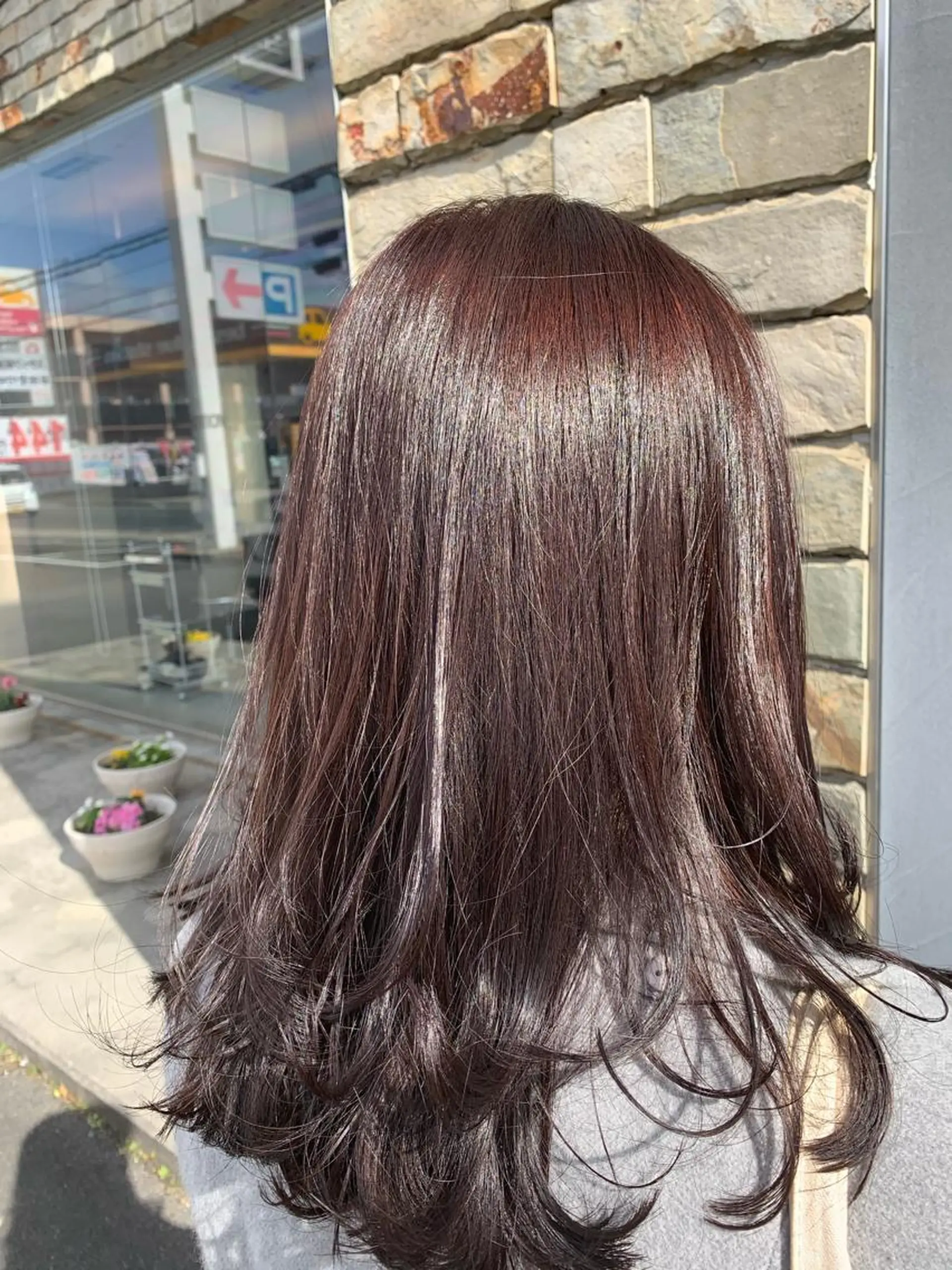 ミディアム Aya/四条烏丸/ インナーカラーのヘアスタイル