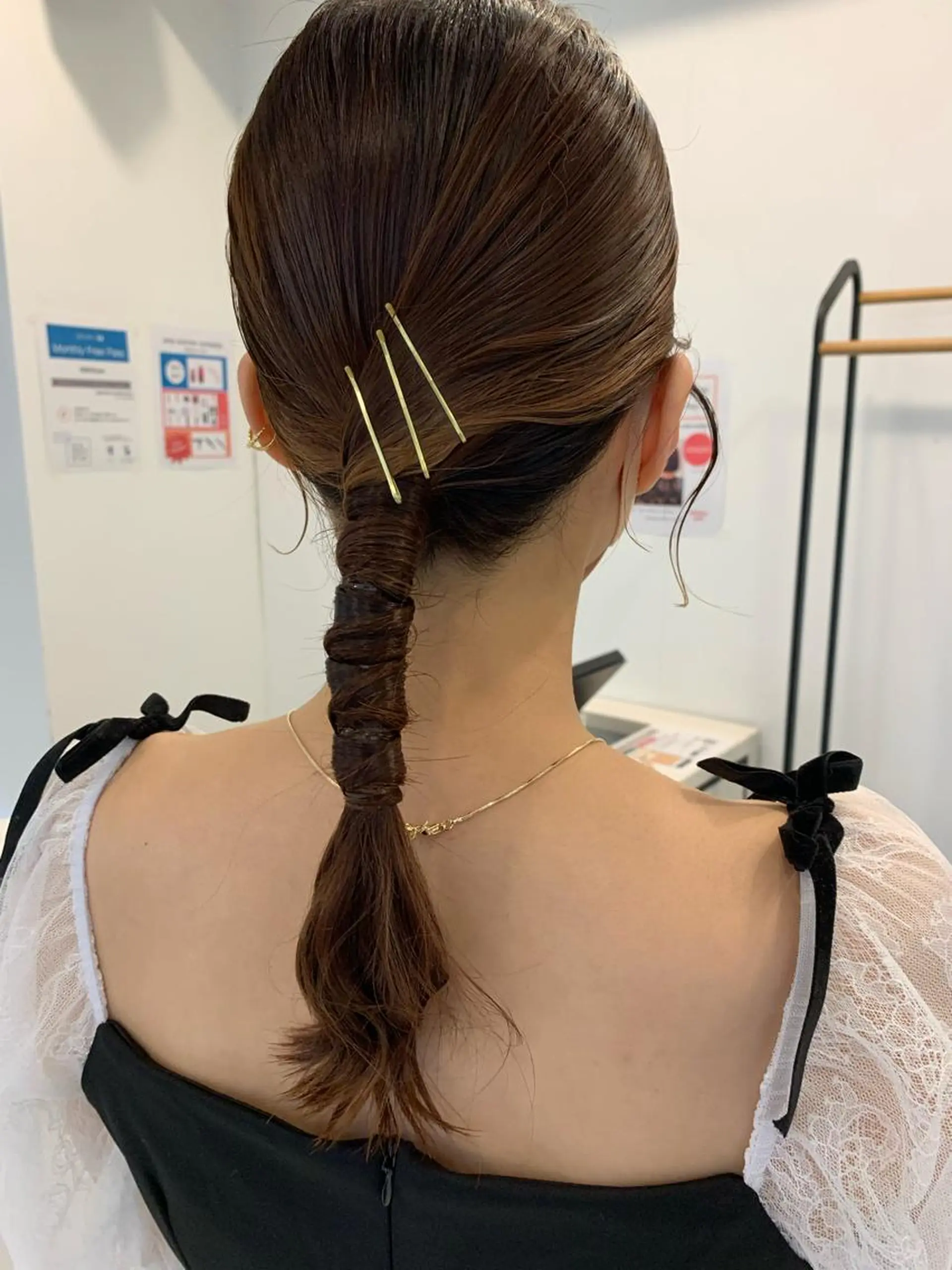 ヘアアレンジ moeka レイヤー /艶カラー/韓国のヘアスタイル