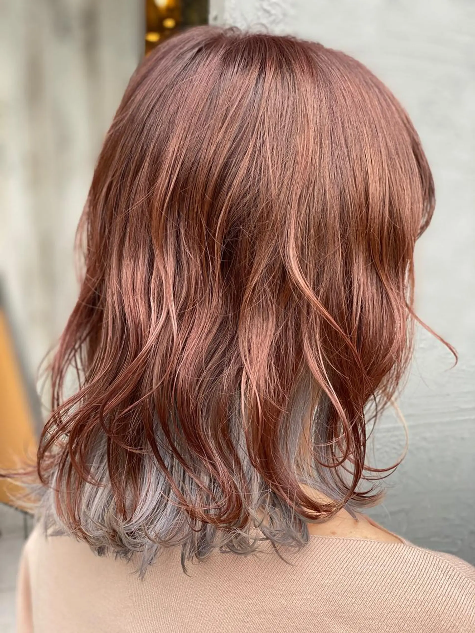 ミディアム カラー ブラウンカラー カシス グレージュ カット ヘアカラー トリートメント veretta本店 店長　　小林孝史のヘアスタイル