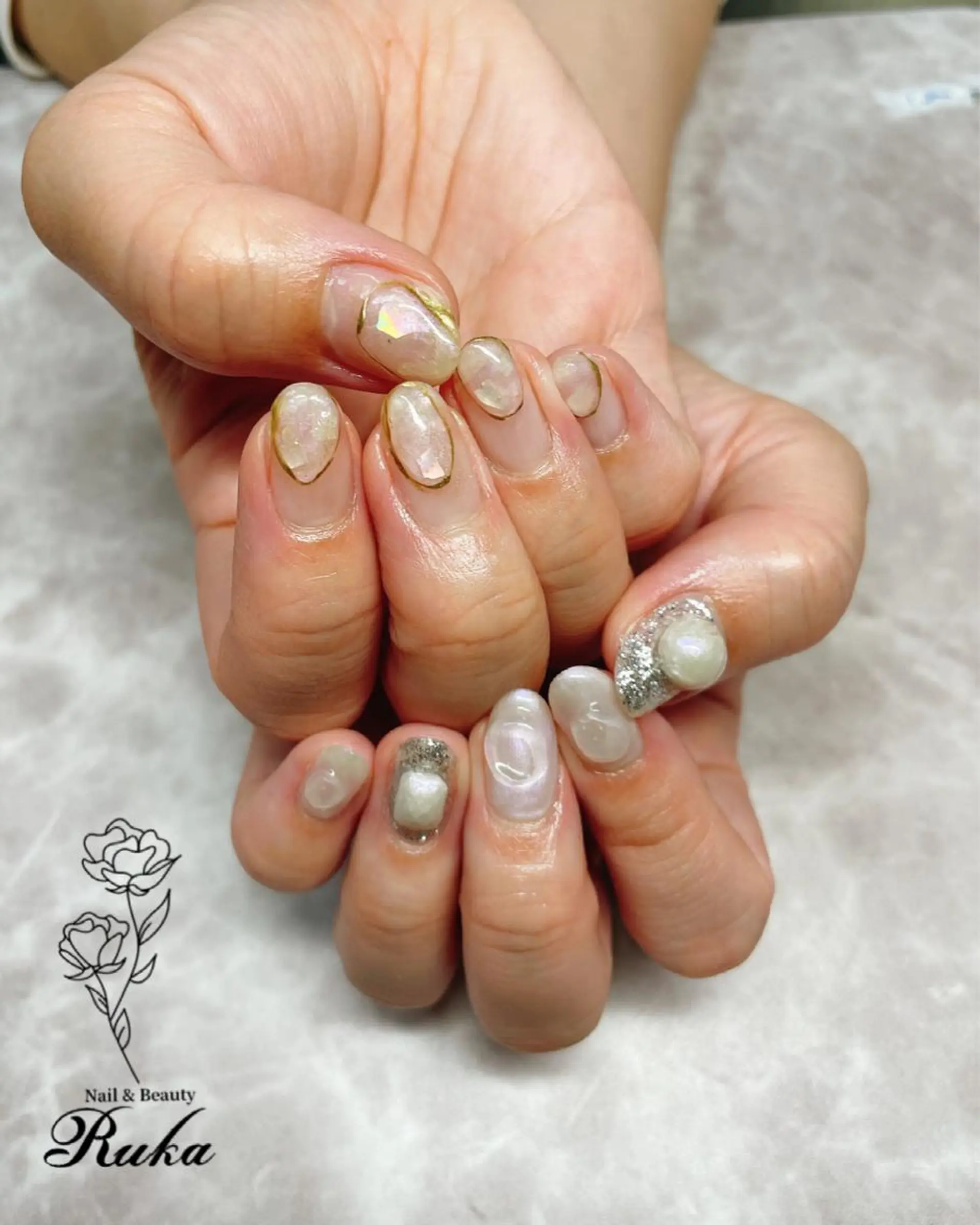 ネイル ニュアンスネイル I KYOKOのマツエク・マツパデザイン