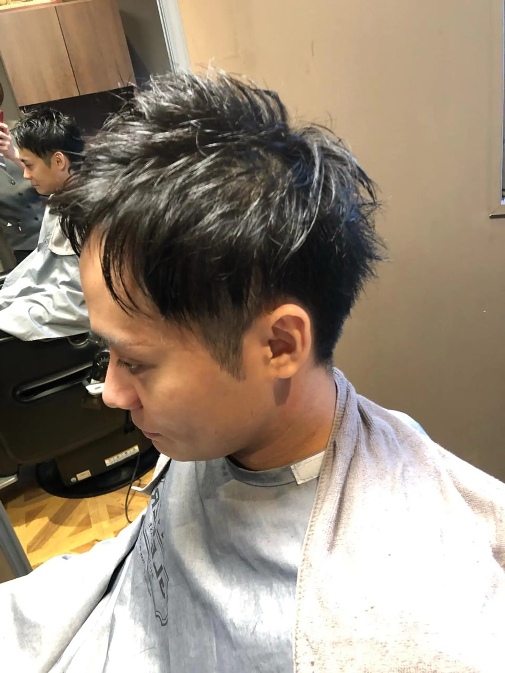 ショート パーマ メンズ 【メンズ特化サロン】 【サロモ特別価格】のヘアスタイル