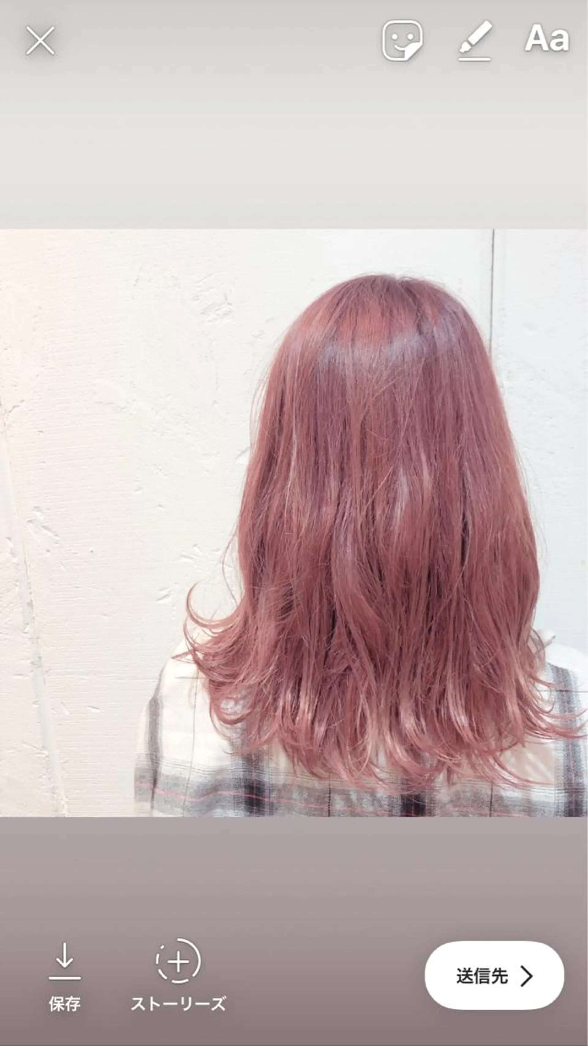 カラー ヘアカラー 西田 優菜のヘアスタイル