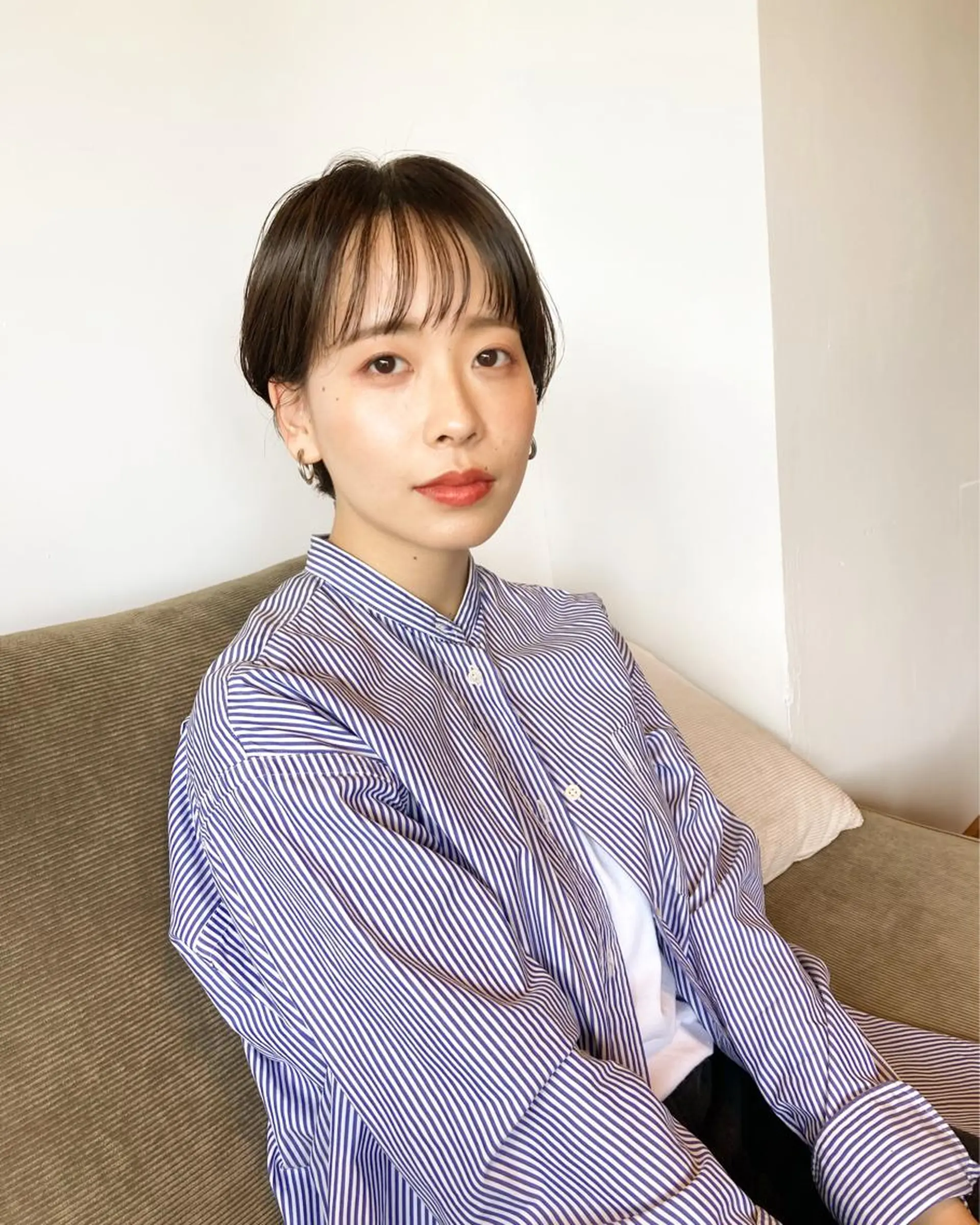 ショート カラー カット ヘアカラー トリートメント Hareru 豊田 修廣のヘアスタイル
