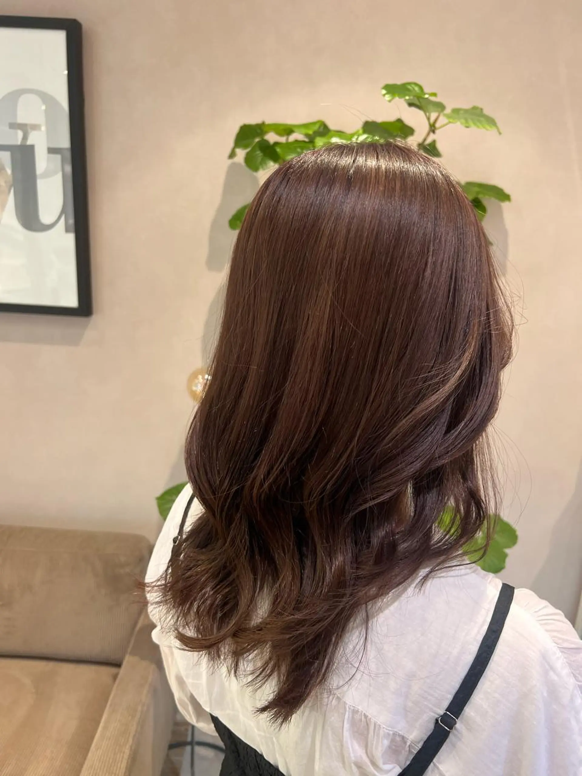 セミロング 髪質改善/レイヤー 暖色/shiinaのヘアスタイル