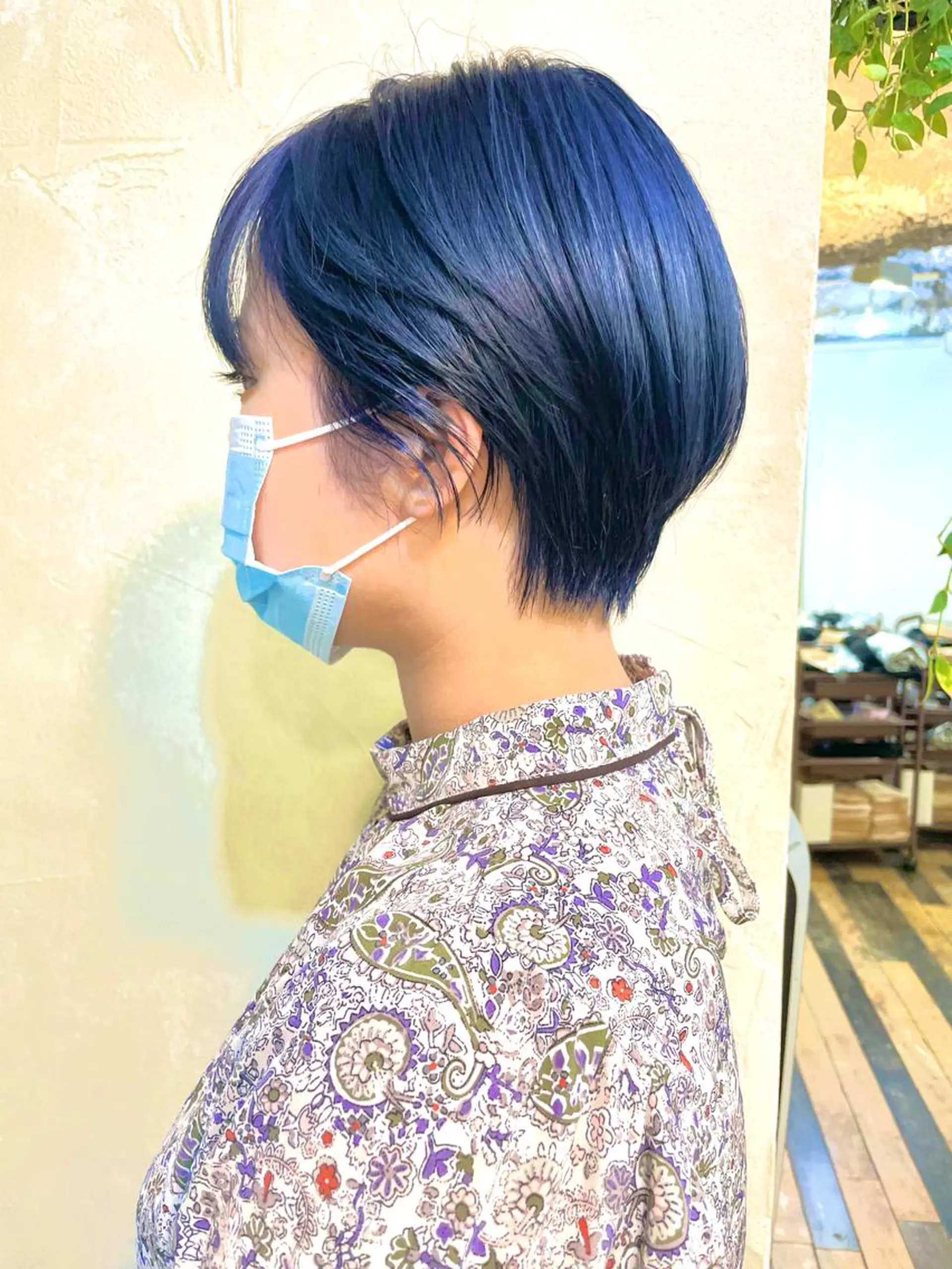 ショート ハンサムショート パープルカラー ショートヘア ウルフカット/ボブ りなのヘアスタイル