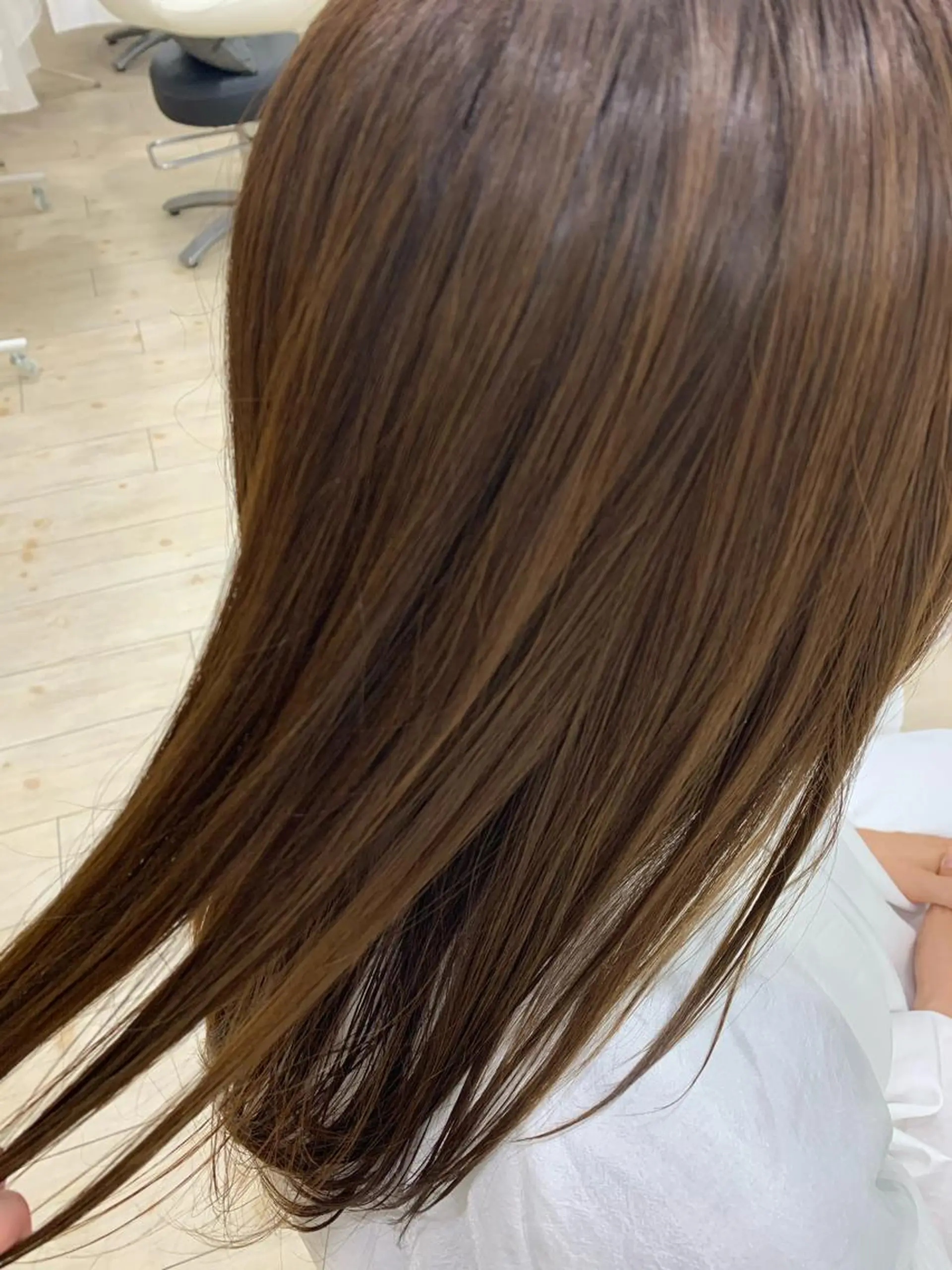 セミロング 心斎橋/海外レイヤー 募集中三好玲奈のヘアスタイル