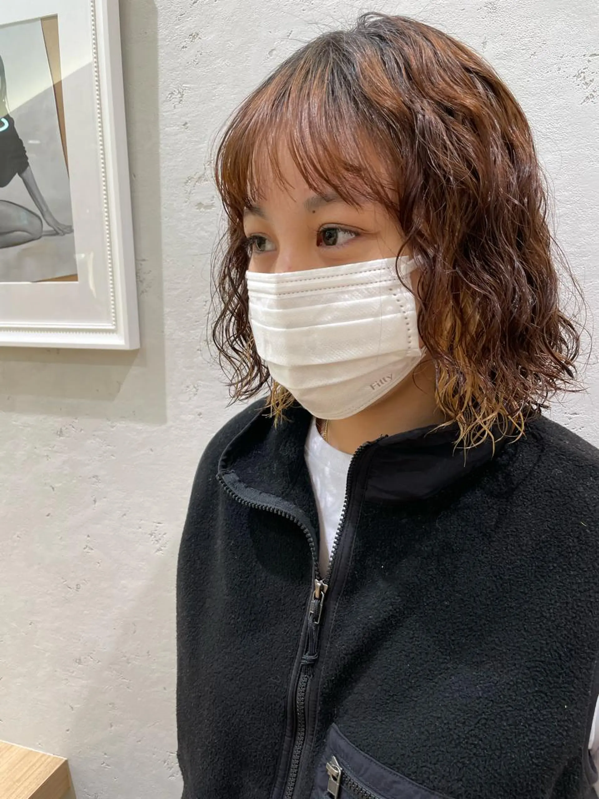 ショート パーマ カット パーマ ♥️ブリーチ/ボブ/ レイヤー♥️maiのヘアスタイル