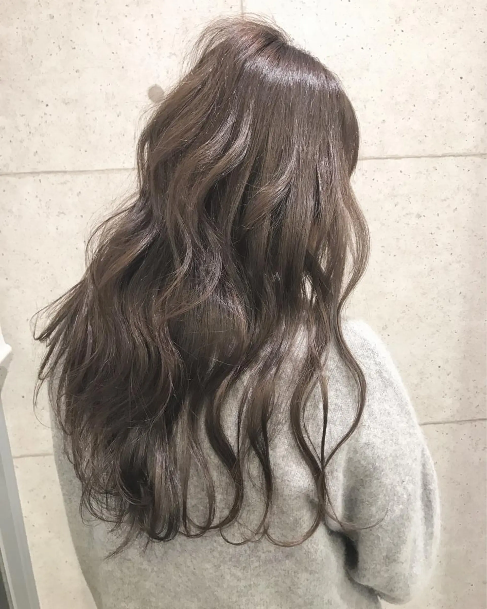 ロング カラー ヘアアレンジ グレージュ イルミナカラー ヘアカラー トリートメント 縮毛矯正 髪質改善寺坂雄飛💐のヘアスタイル