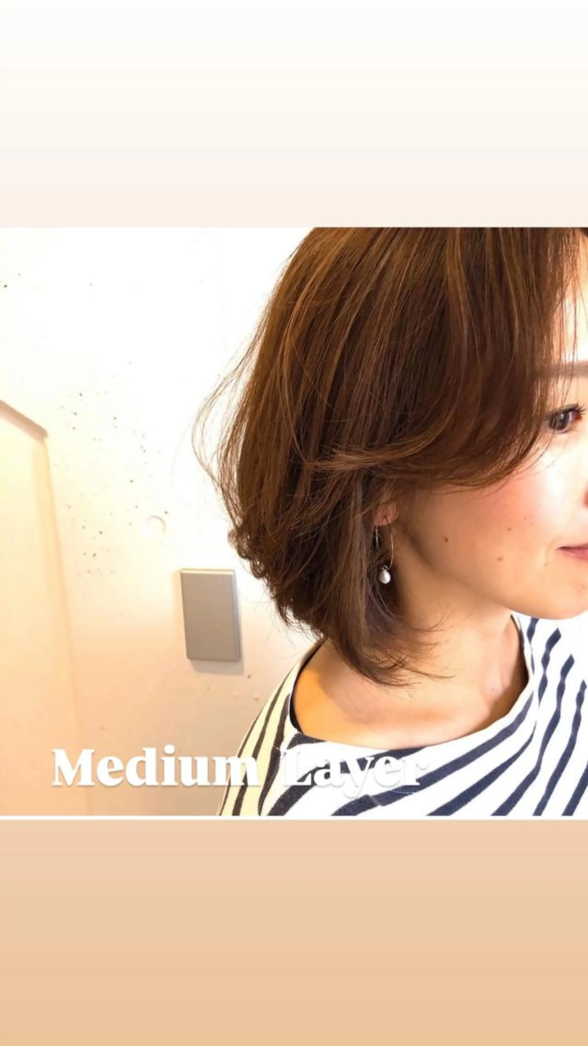 パーマ ミディアム ミディアムパーマ デジタルパーマ パーマ トリートメント 三浦 仁美のヘアスタイル