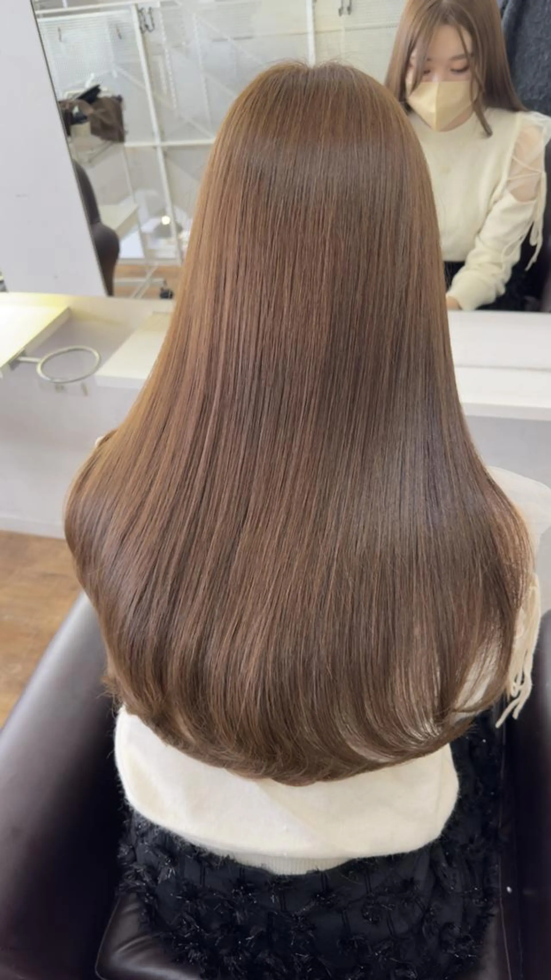 ロング 縮毛矯正 Hip's eyes meiのヘアスタイル