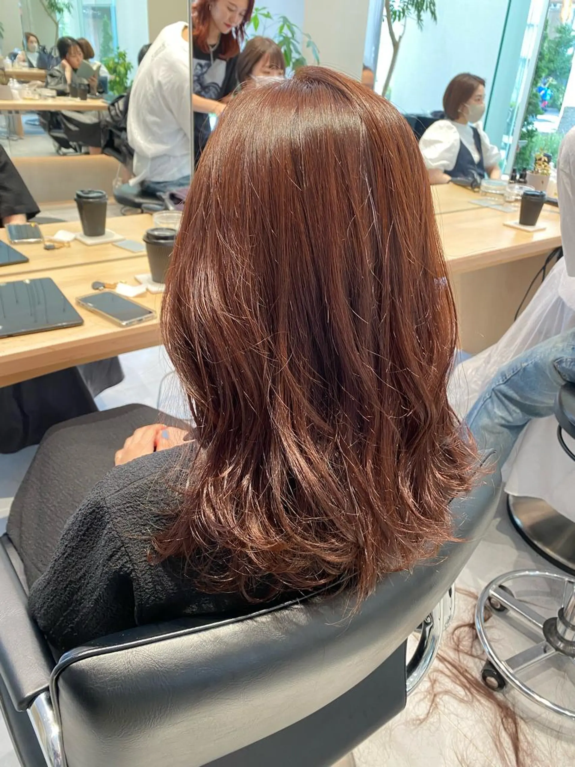 ロング カット 🎀韓国レイヤー 🇰🇷mireiのヘアスタイル