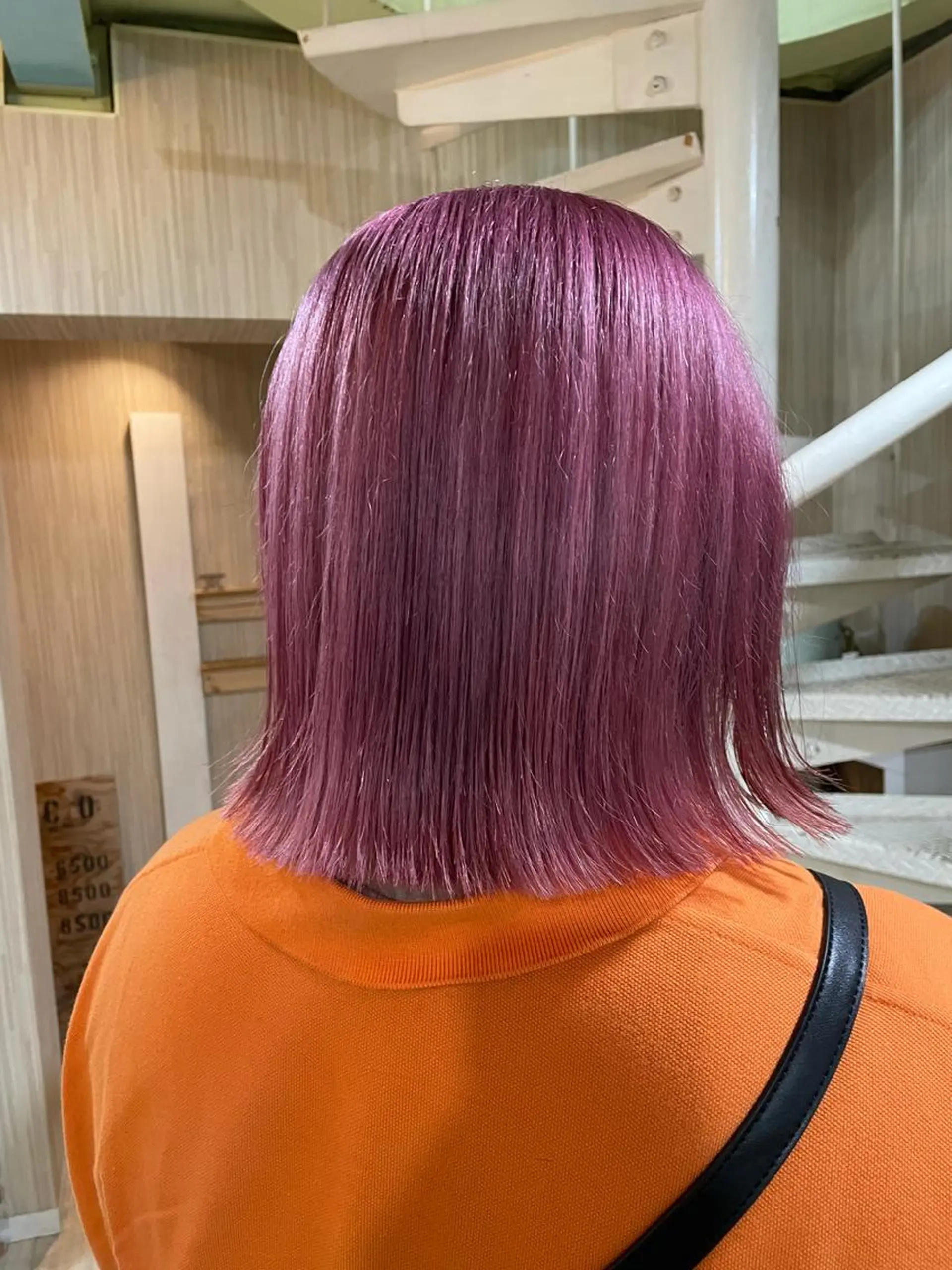 ミディアム ヘアカラー トリートメント 縮毛矯正の達人 ☆　松本のヘアスタイル