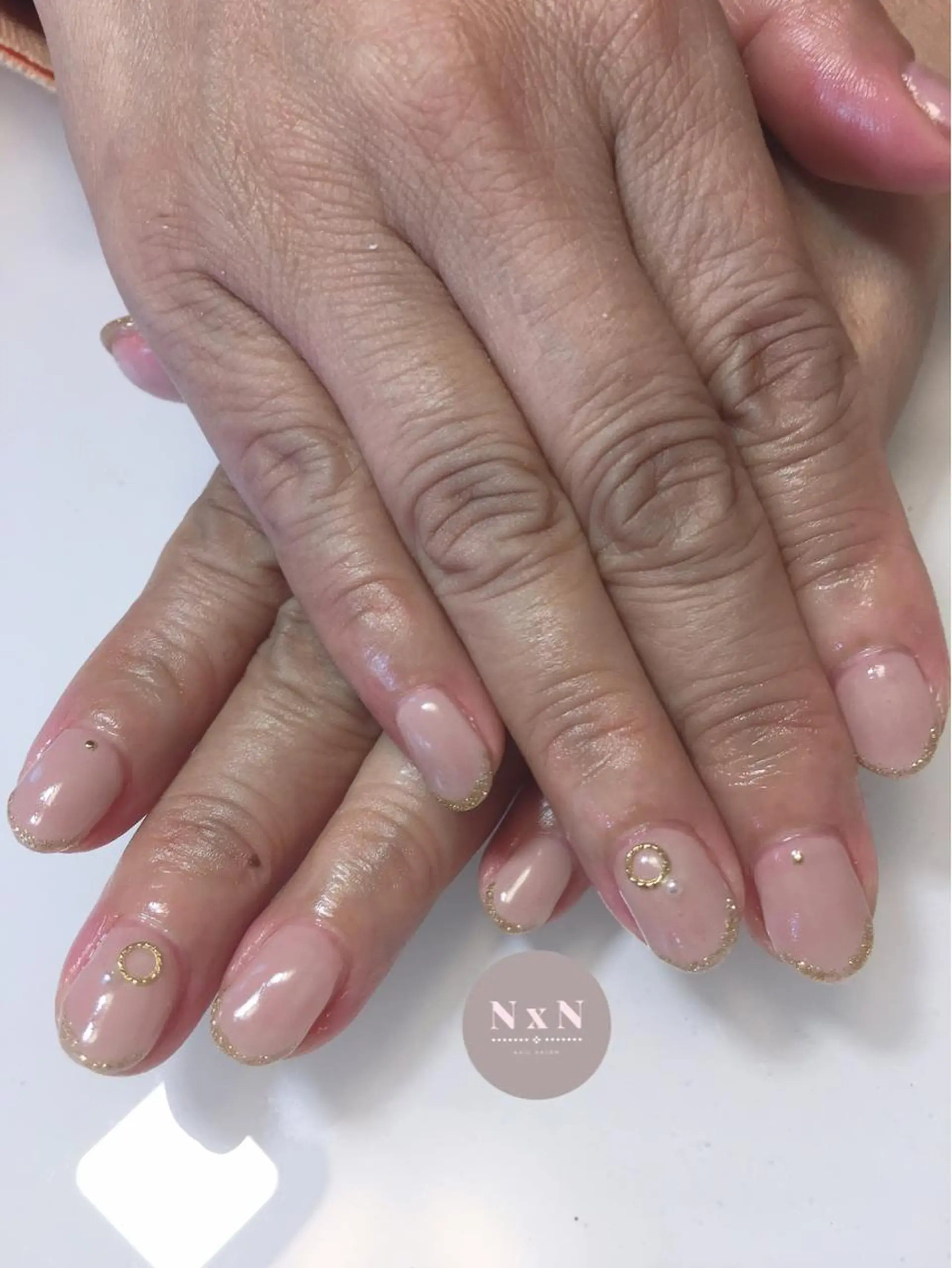 ネイル ジェルネイル オフィスネイル ぷっくりネイル nail salon N×Nのネイルデザイン