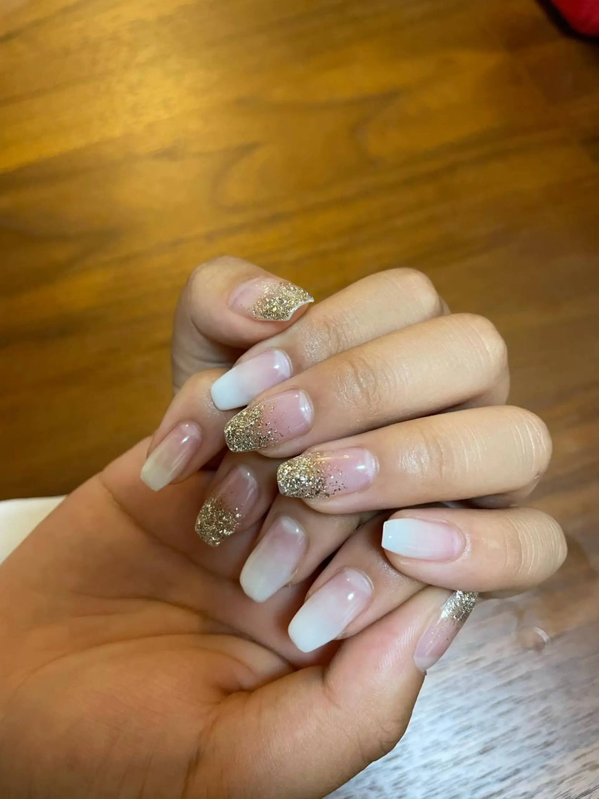 ネイル ラメ(グリッター) ラメグラデーション ハンドネイル nailroom ＿anelaのネイルデザイン