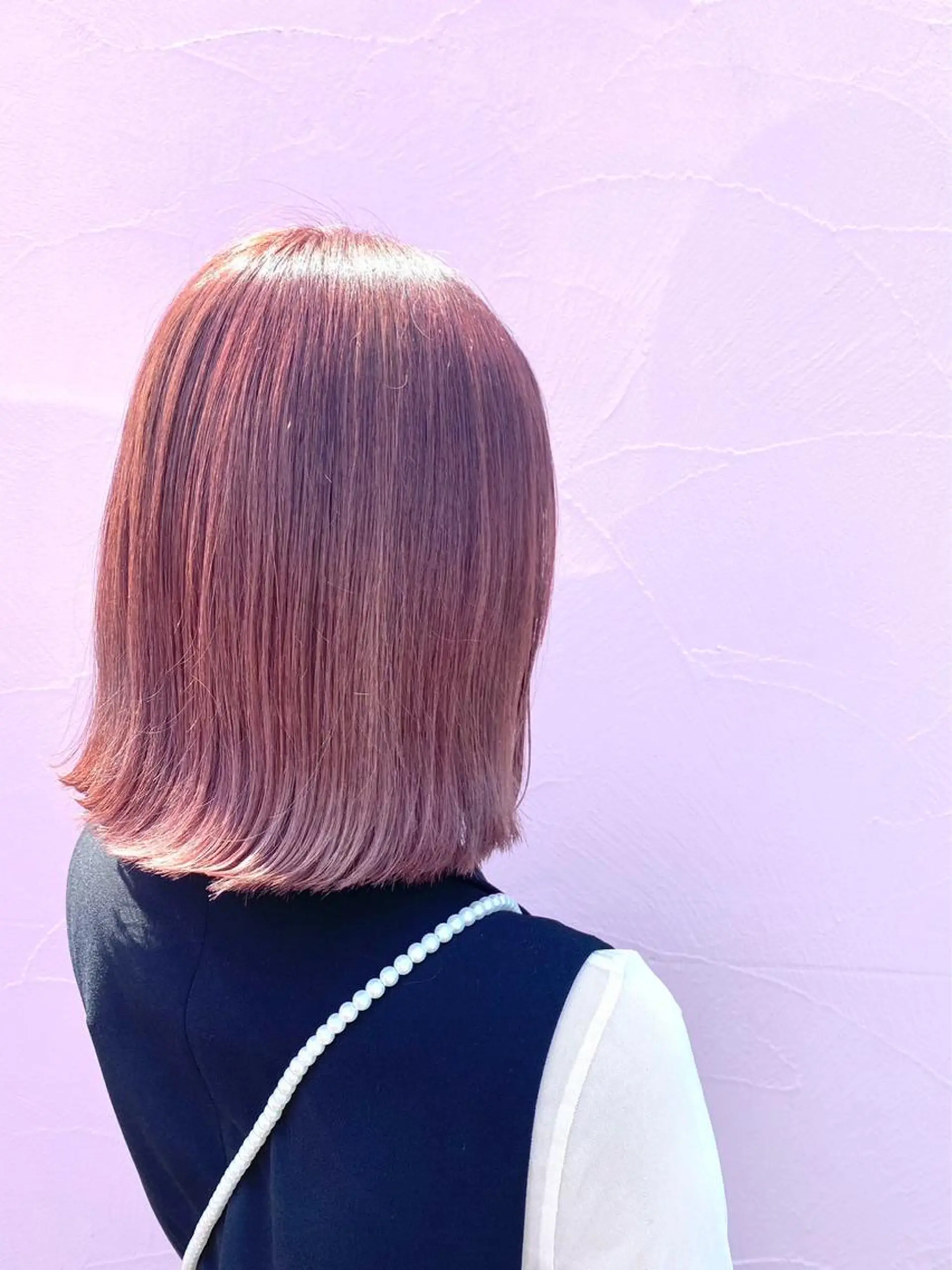 セミロング カラー れいな🌼 ボブ･艶カラー🌼のヘアスタイル