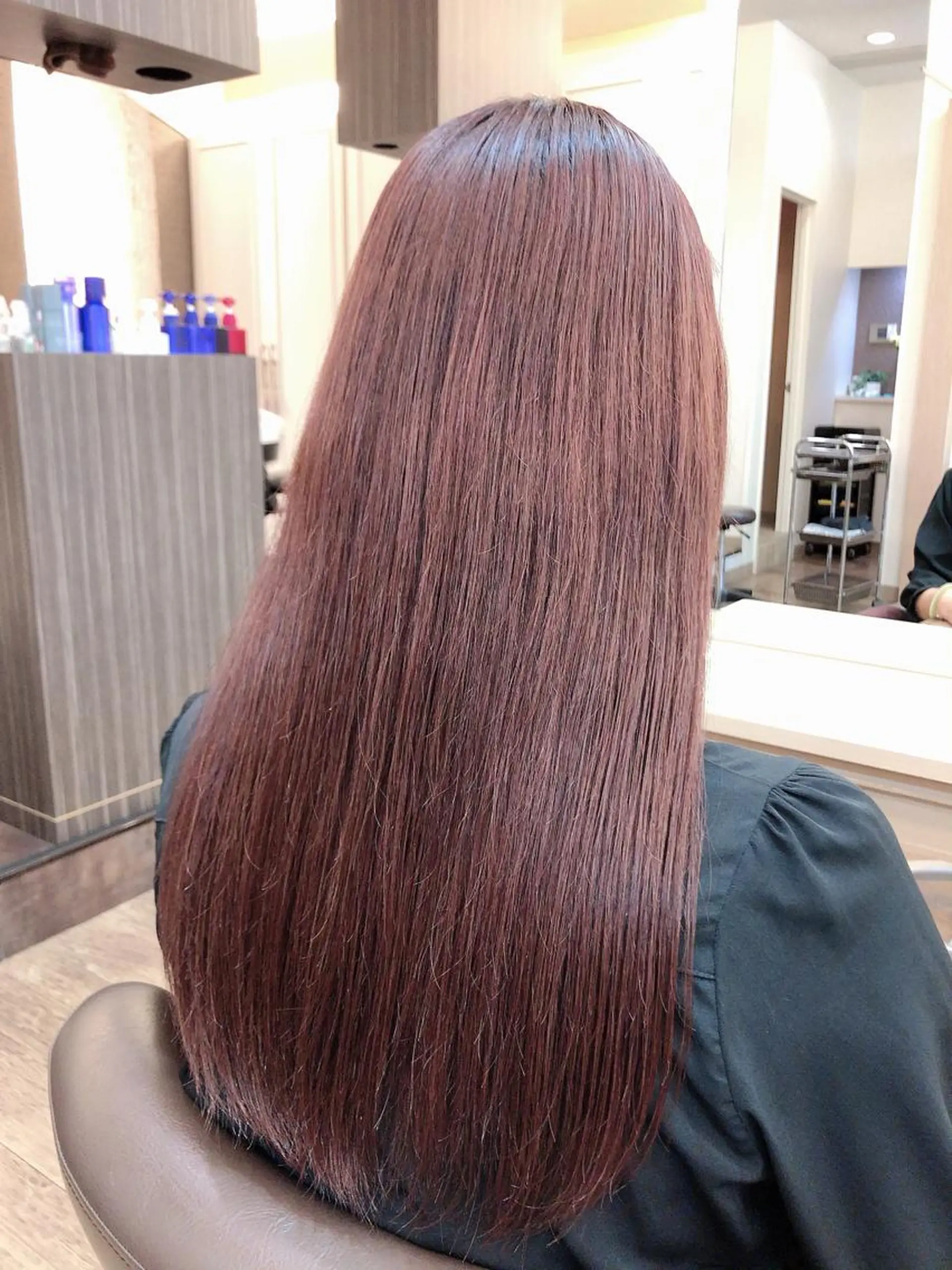 ロング カラー イルミナカラー ピンクカラー ヘアカラー 尚平 40代からの 髪質改善専門のその他イメージ