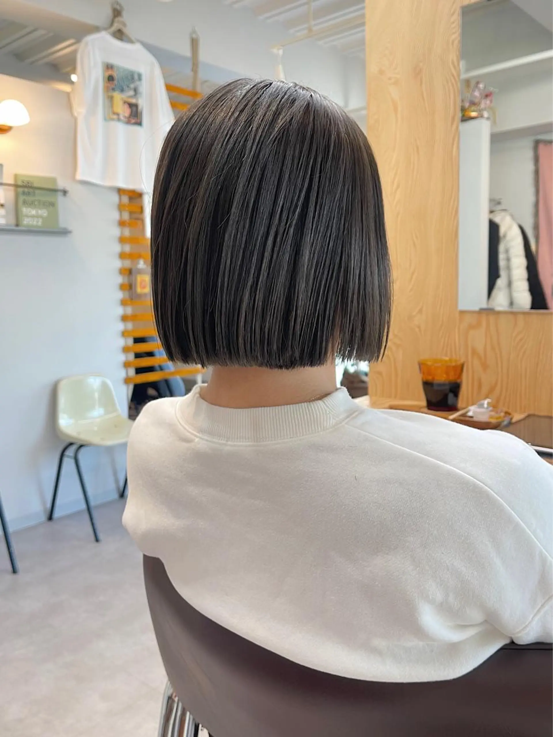 ショート カラー 透明感カラー グレージュ オリーブグレージュ オリーブグレー ヘアカラー トリートメント MEY HAIR / CURLYS所属・丁寧なカウンセリング 🌿KENTA🌿のヘアスタイル