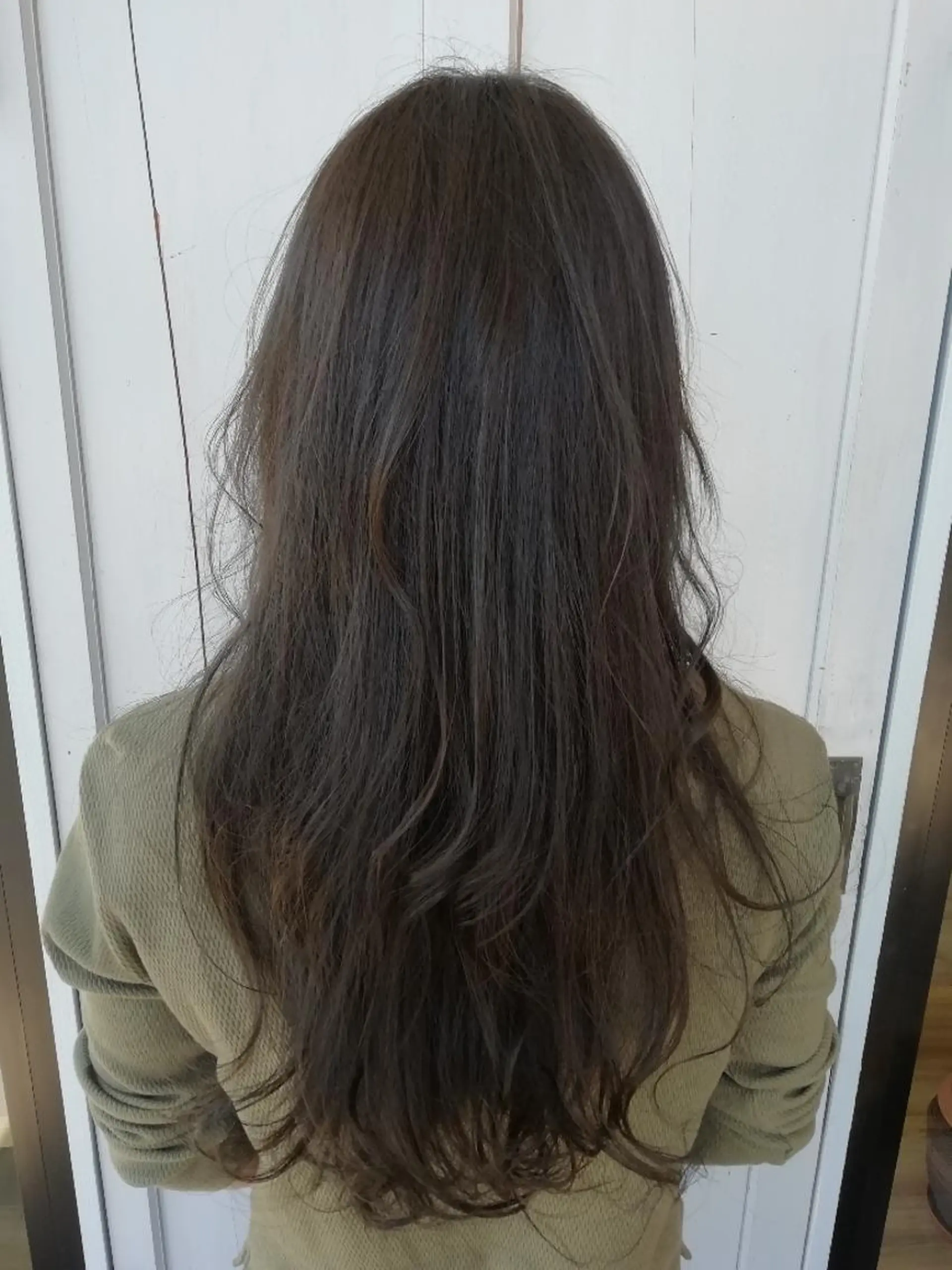 カラー アッシュ 堀 望美のヘアスタイル