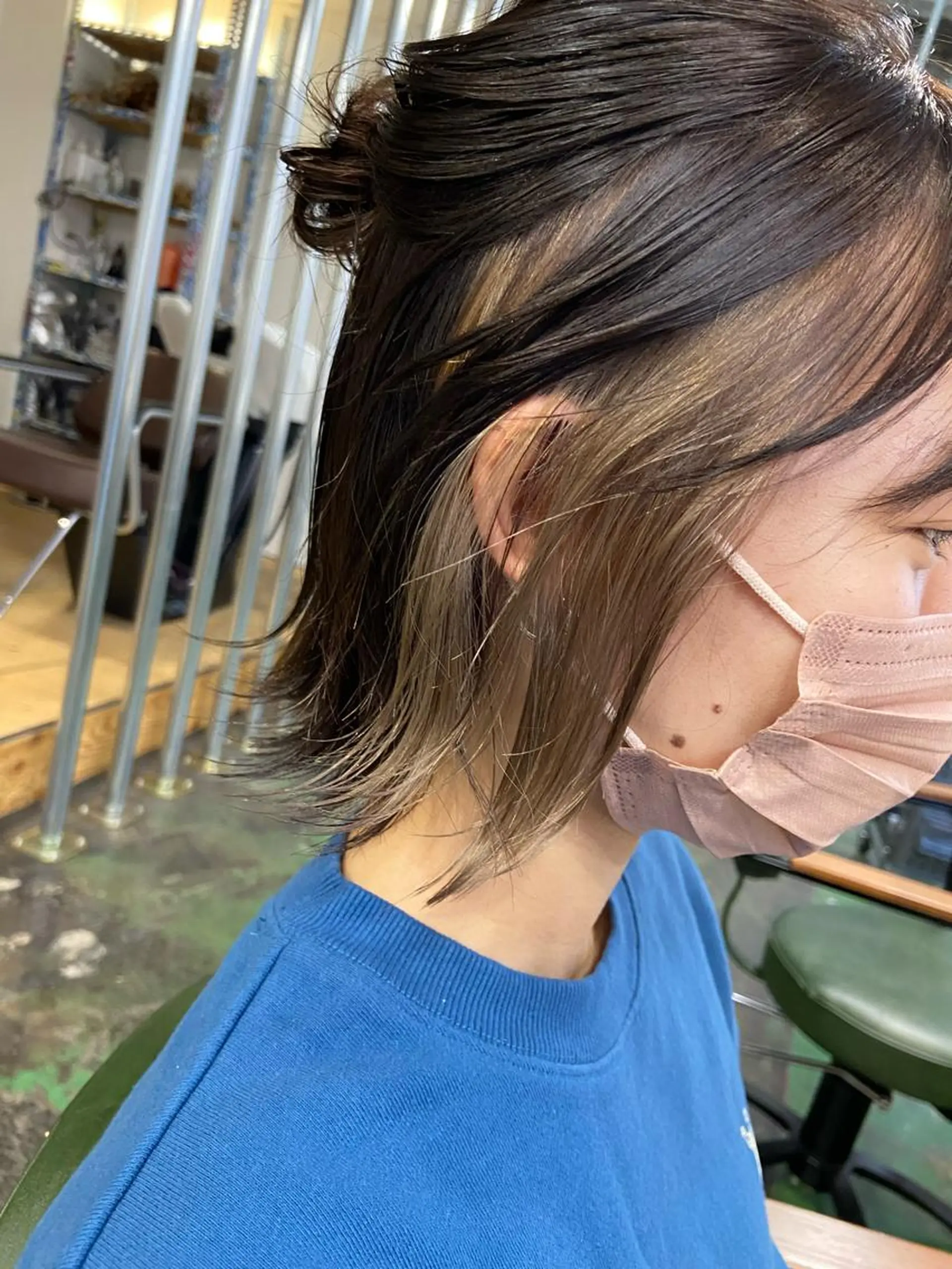 カラー ベージュカラー ホワイトベージュ ヘアカラー 大塚 夏生のヘアスタイル