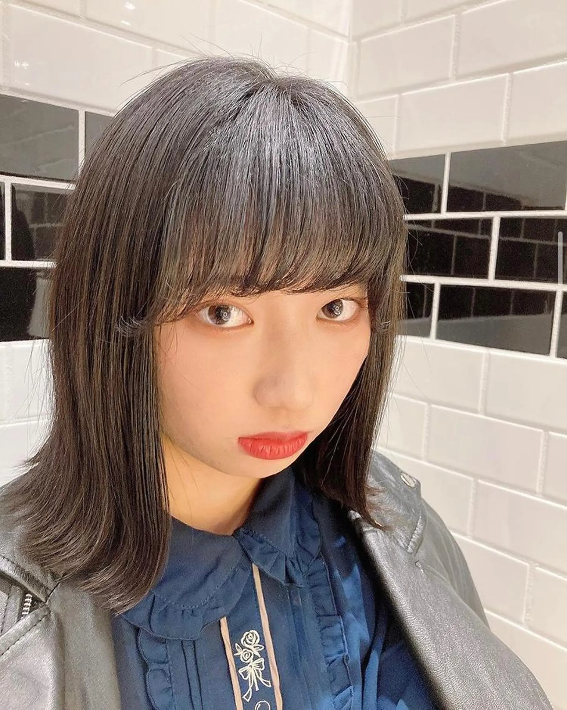 ショート カラー ヘアアレンジ 切りっぱなしボブ ボブ エグチ アキラのヘアスタイル