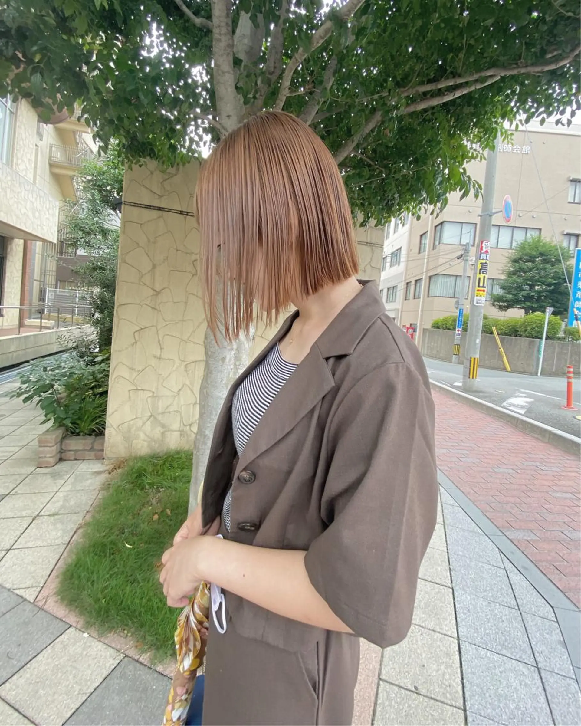 ショート ボブ カット ヘアカラー トリートメント Musiiik hairのヘアスタイル