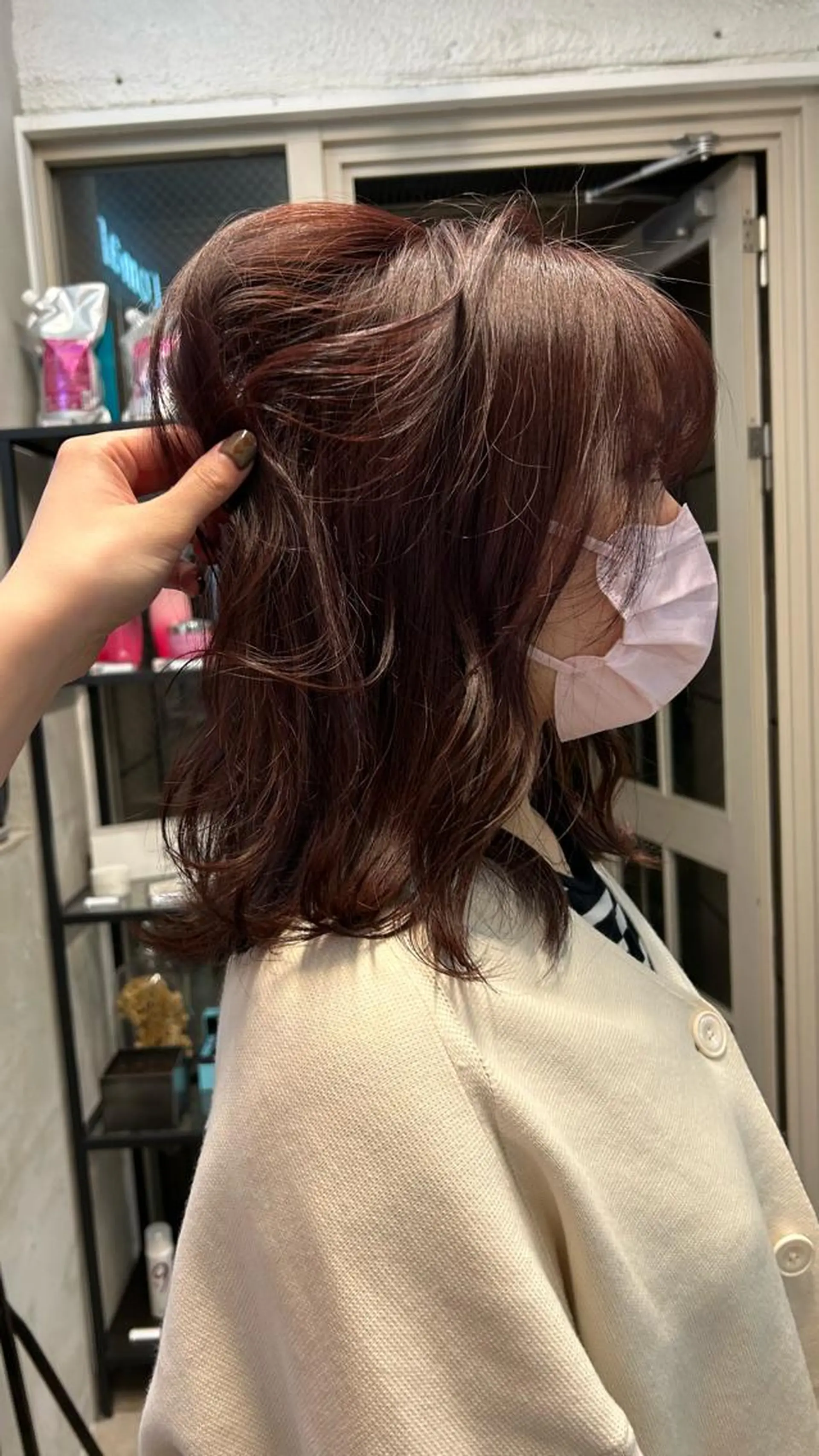 カラー カシス ヘアカラー じゅわっと暖色カラー 🍊Moemiのヘアスタイル