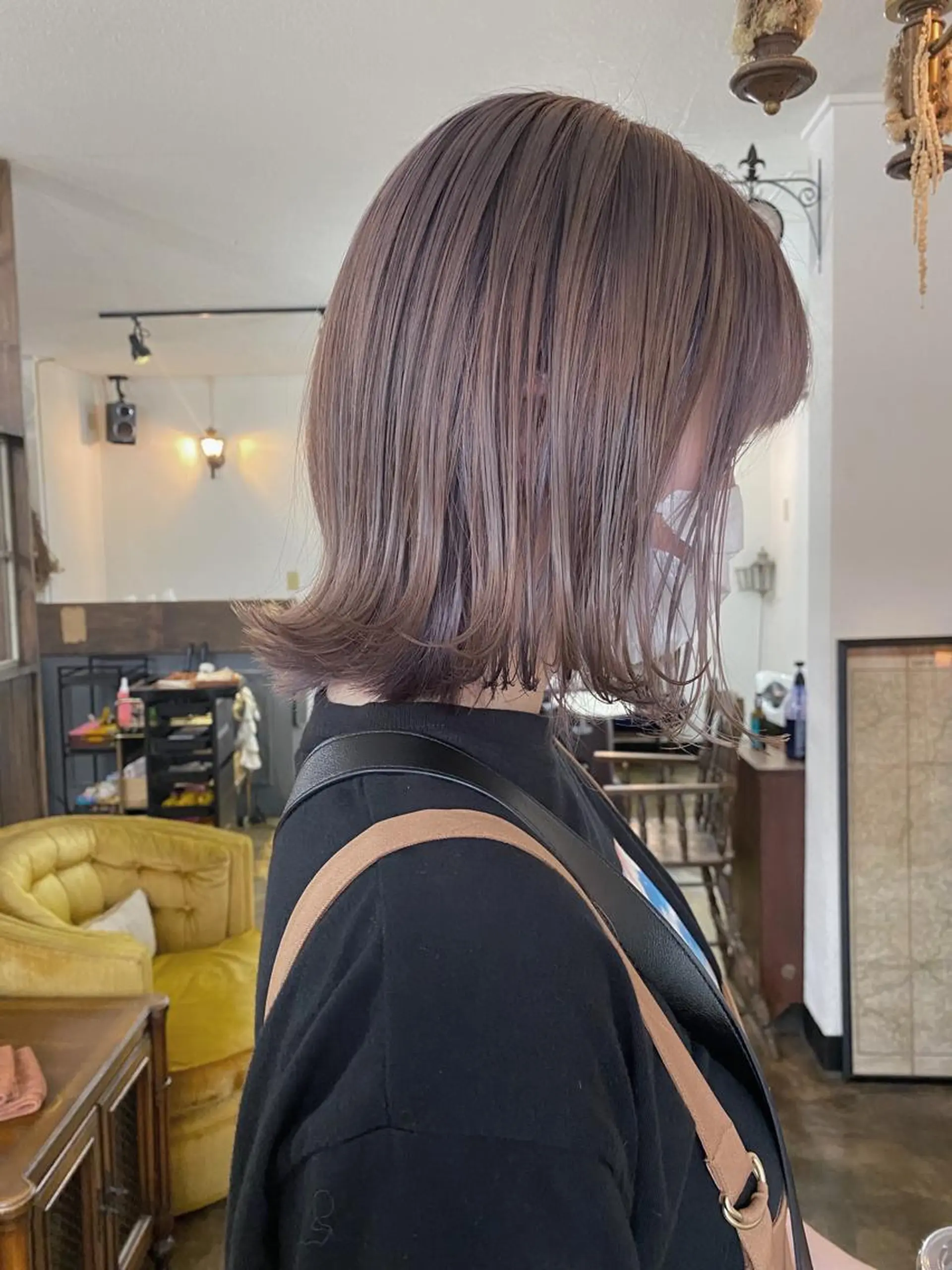 カラー ベージュカラー ヘアカラー トリートメント miloc🫧 MOMOYOのヘアスタイル