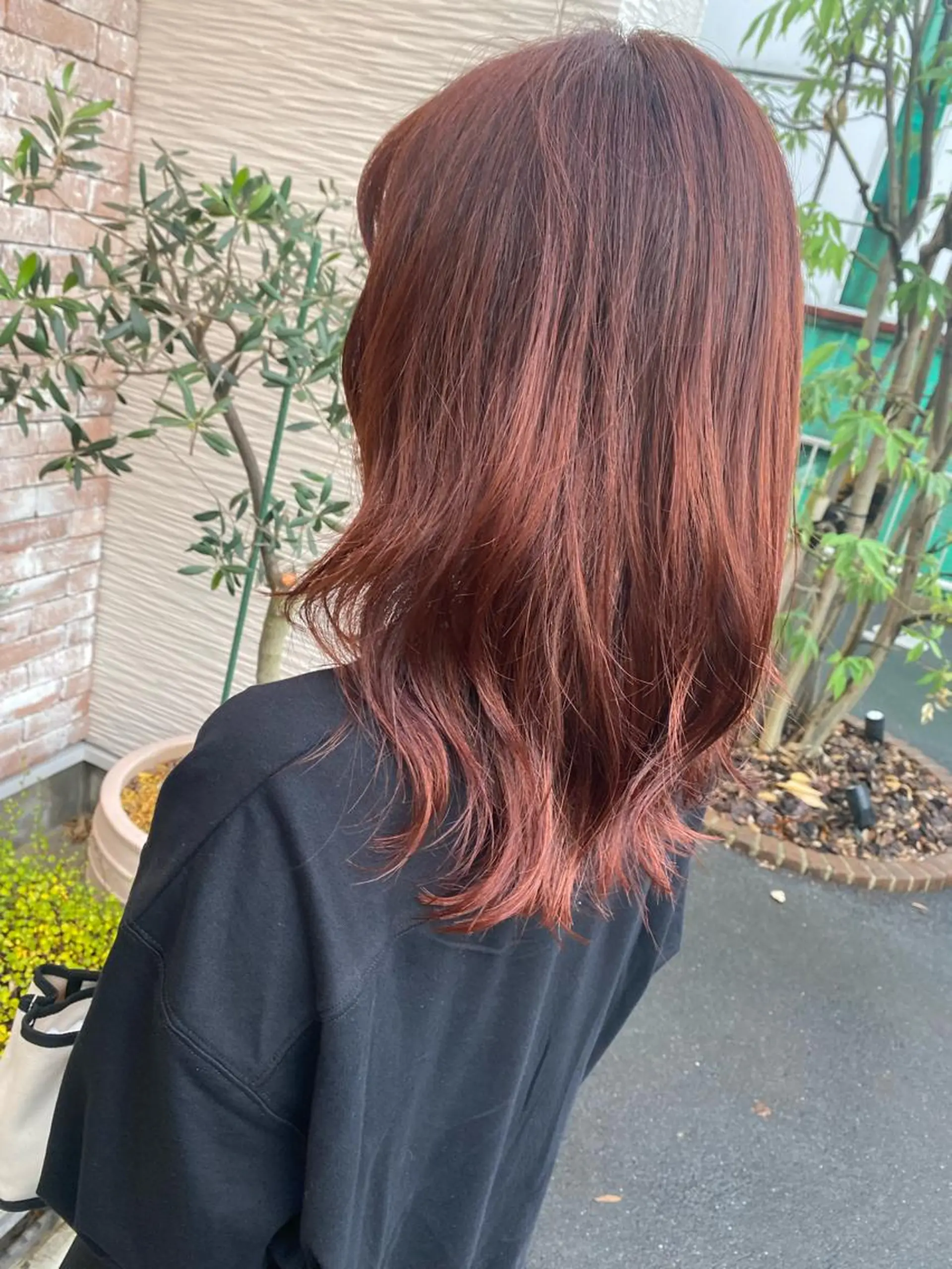 ミディアム カラー ピンクカラー カット ヘアカラー トリートメント 【浜松・豊橋】 ニシモトのヘアスタイル