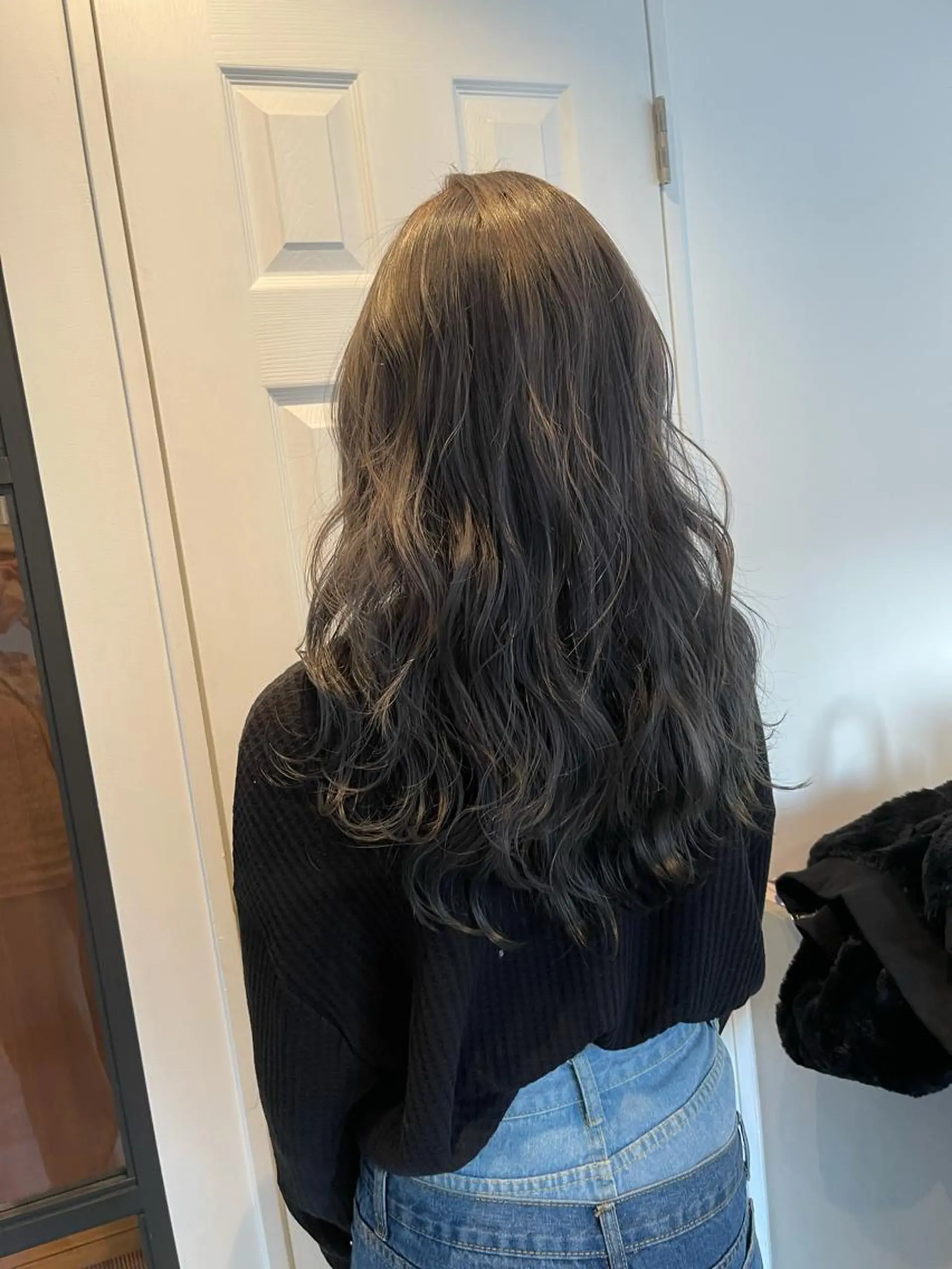 セミロング カラー ブルーカラー カット ヘアカラー トリートメント 中目黒🌼 🌼ハナのヘアスタイル