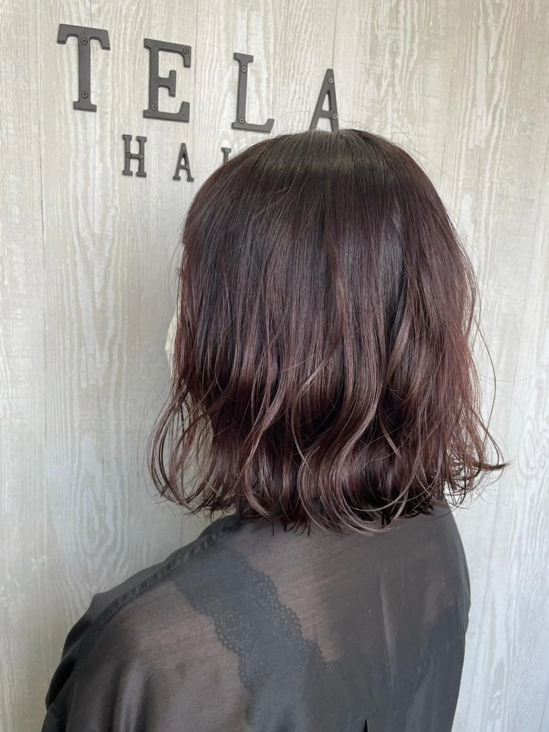 ショート カラー ヘアアレンジ HUENEST アカデミーサロンのヘアスタイル