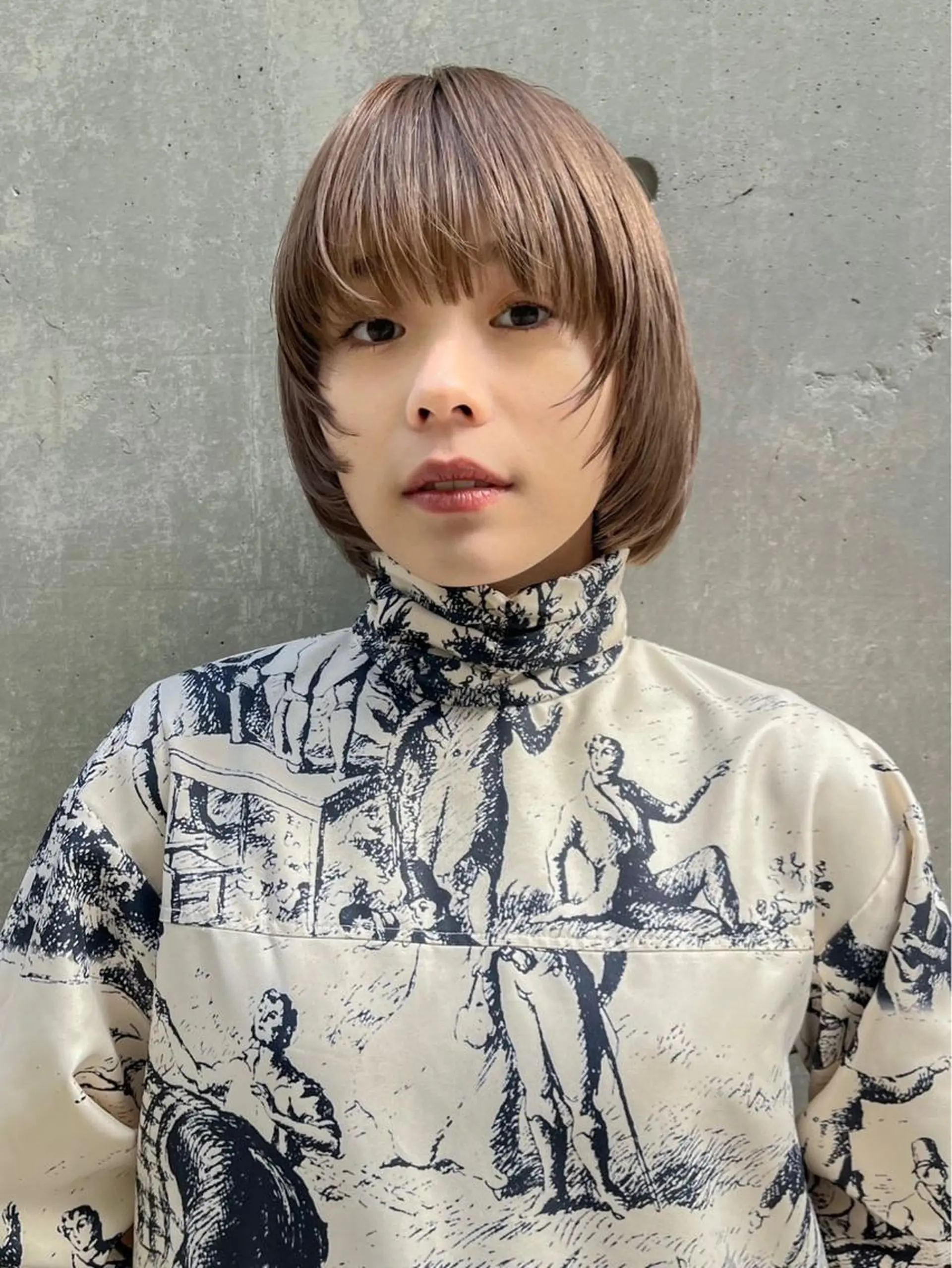 ショート カラー レイヤー,ボブ / 彩未のヘアスタイル