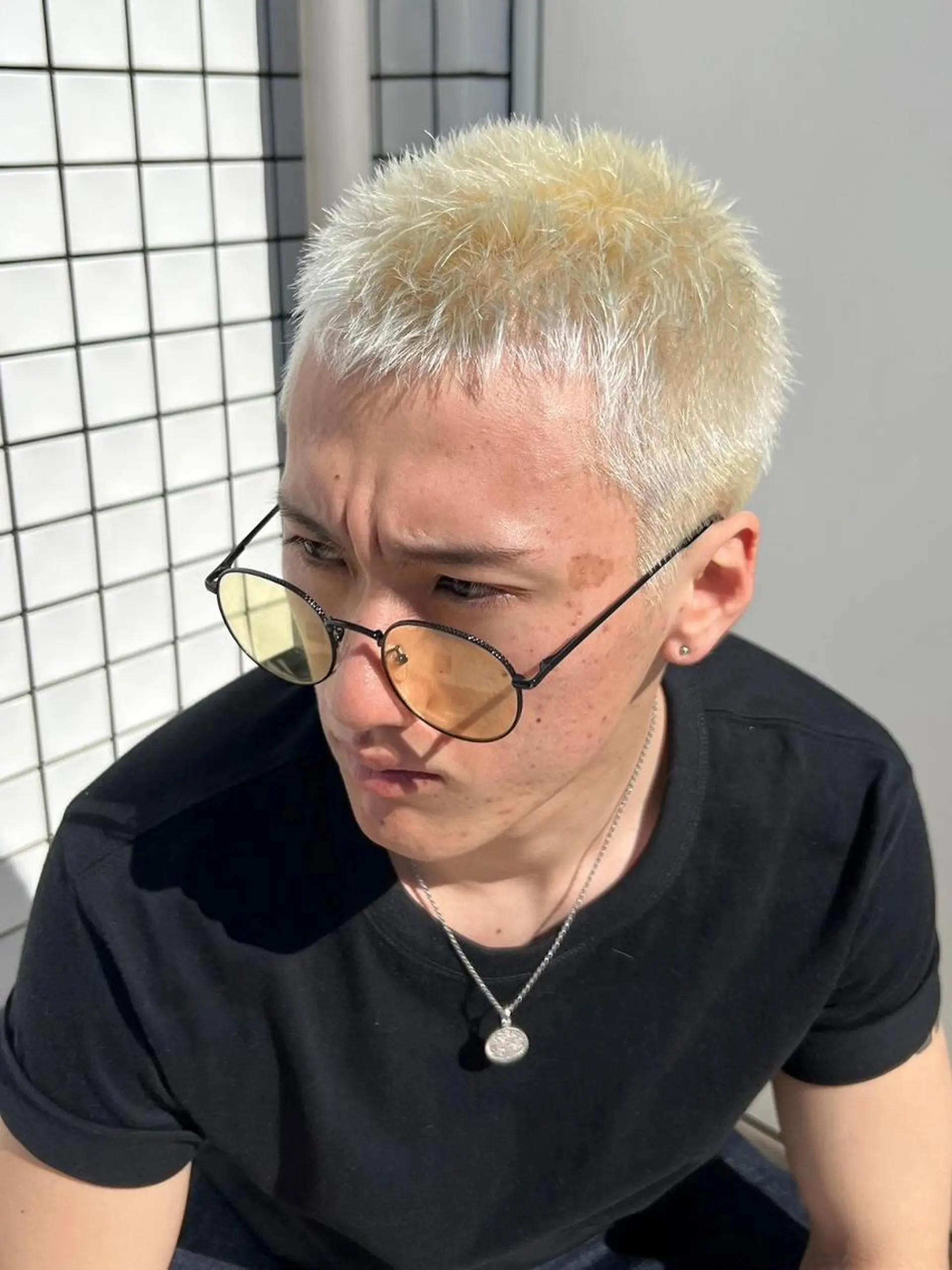 カラー メンズ パーマ フェードカット メンズパーマ ツーブロック 髪質改善 ✨メンズカット海老名 No.1/上田琉翔✨のヘアスタイル