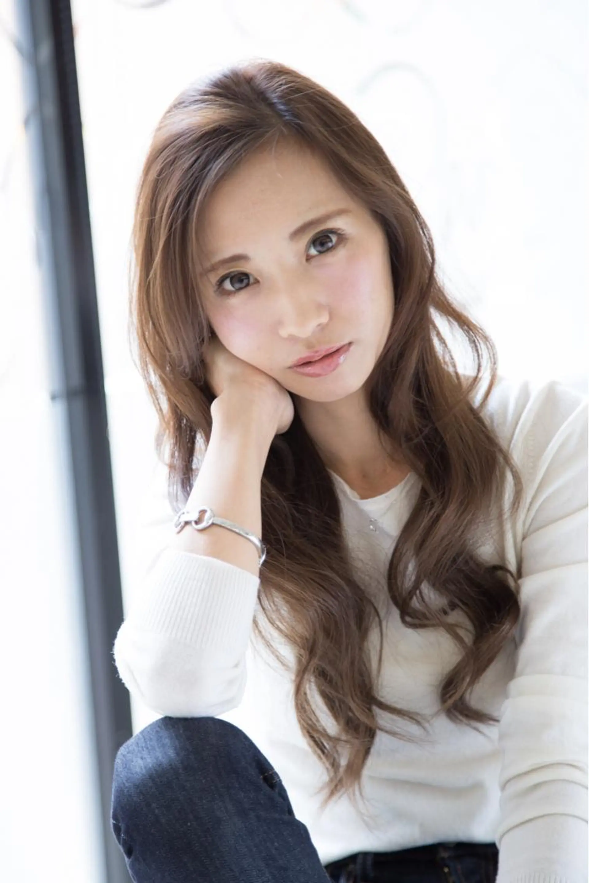 ロング カラー パーマ 髪質改善/美髪矯正 マネージャー福永のヘアスタイル