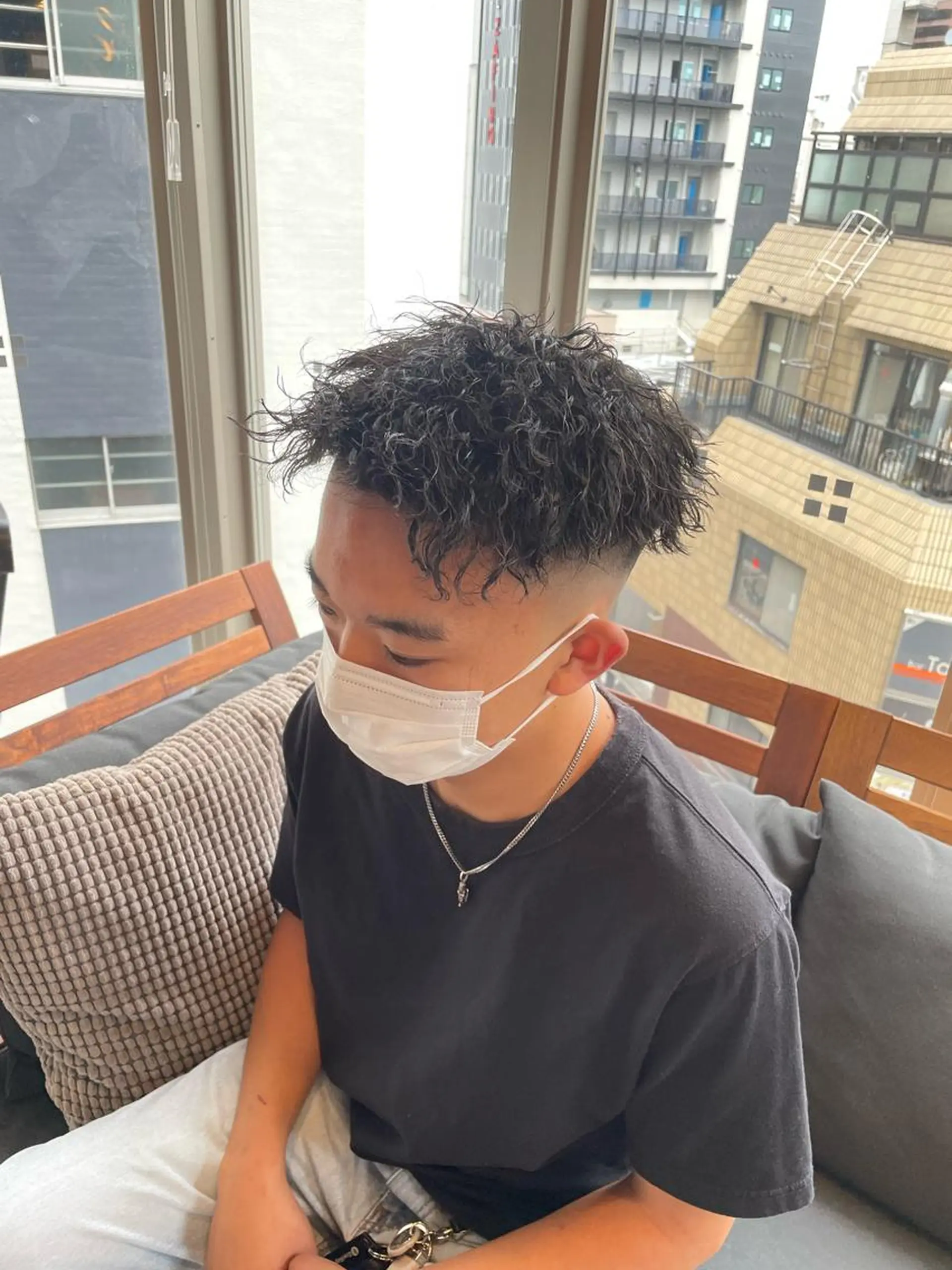 パーマ メンズ カット パーマ 【men's Lapis横浜】海人のヘアスタイル