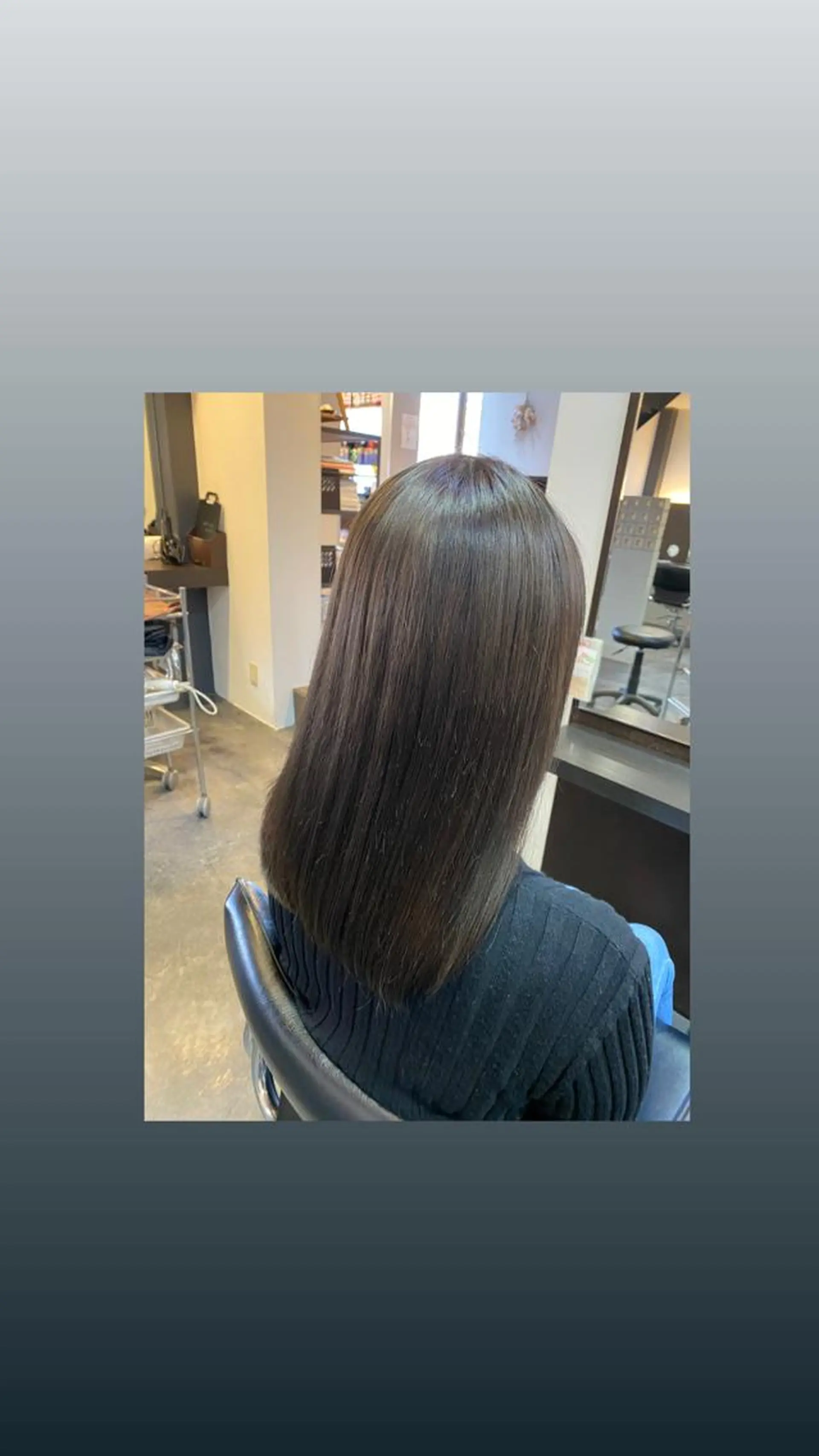 ロング カラー カット ヘアカラー トリートメント 丹生 滉太のヘアスタイル