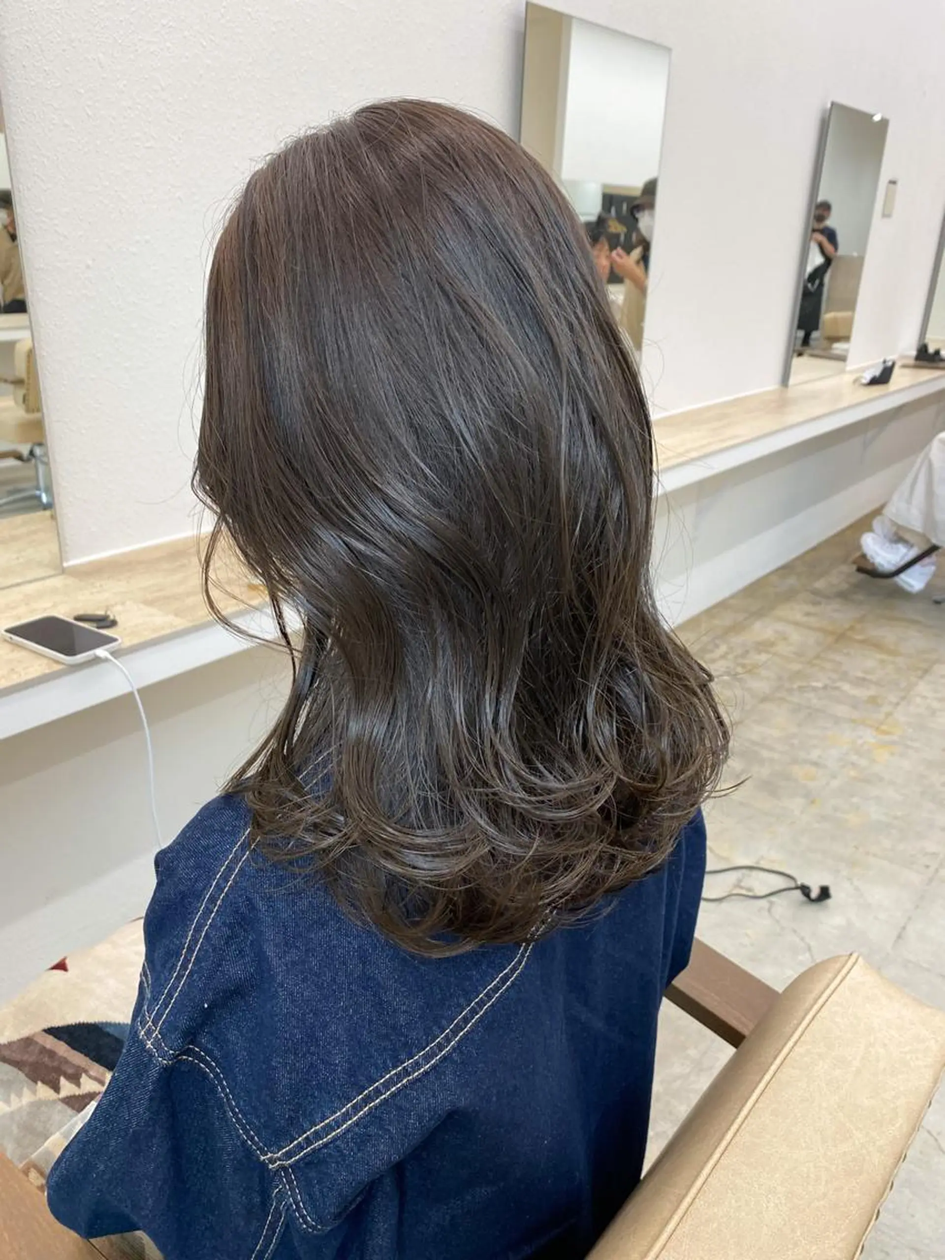 ロング カラー 🌼透明感艶カラー オリーブ🌼河村咲のヘアスタイル