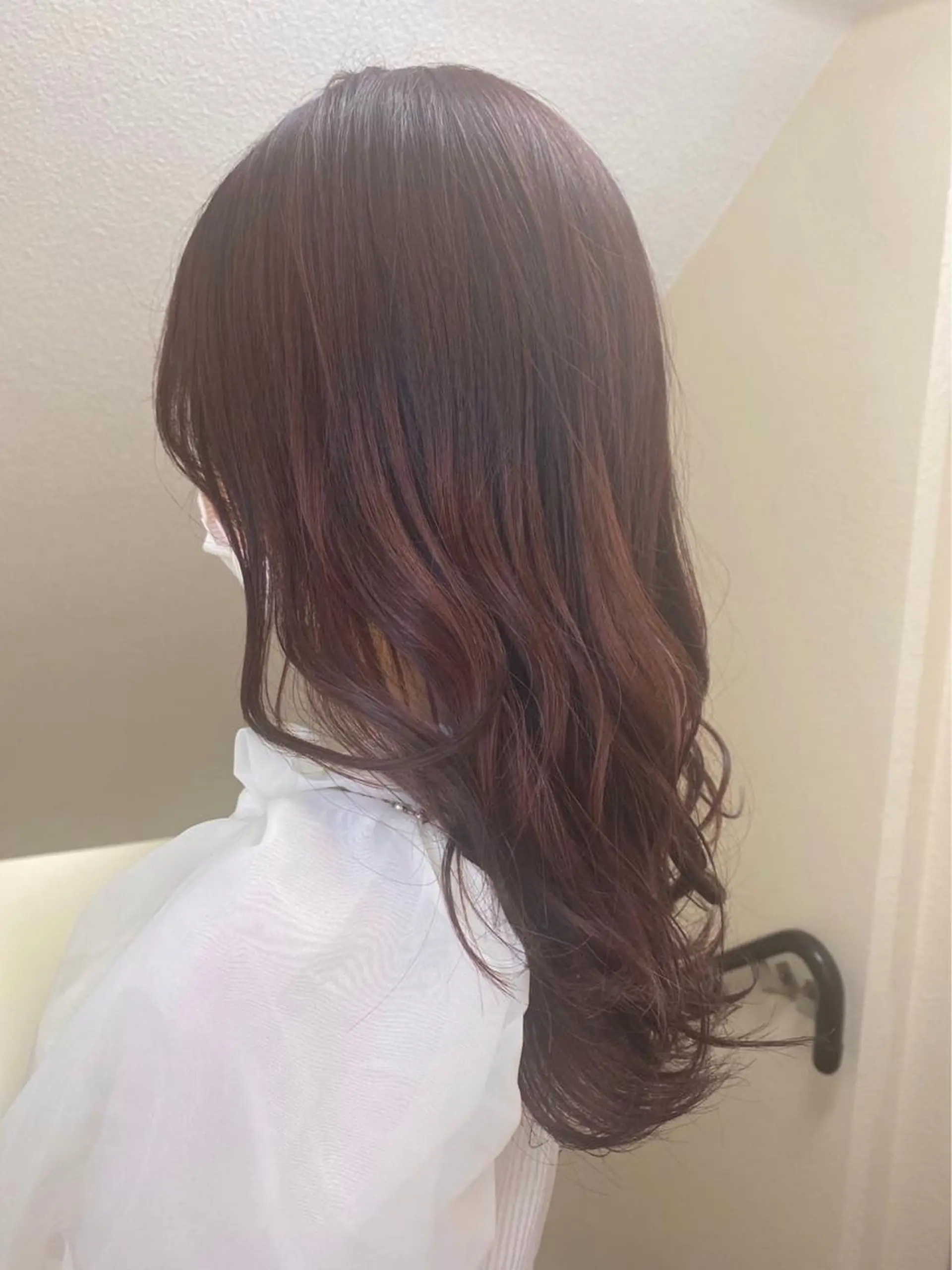 ロング カラー ヘアアレンジ キッズ ネイル 女性専用サロン梅田 髪質改善カラーakiのヘアスタイル