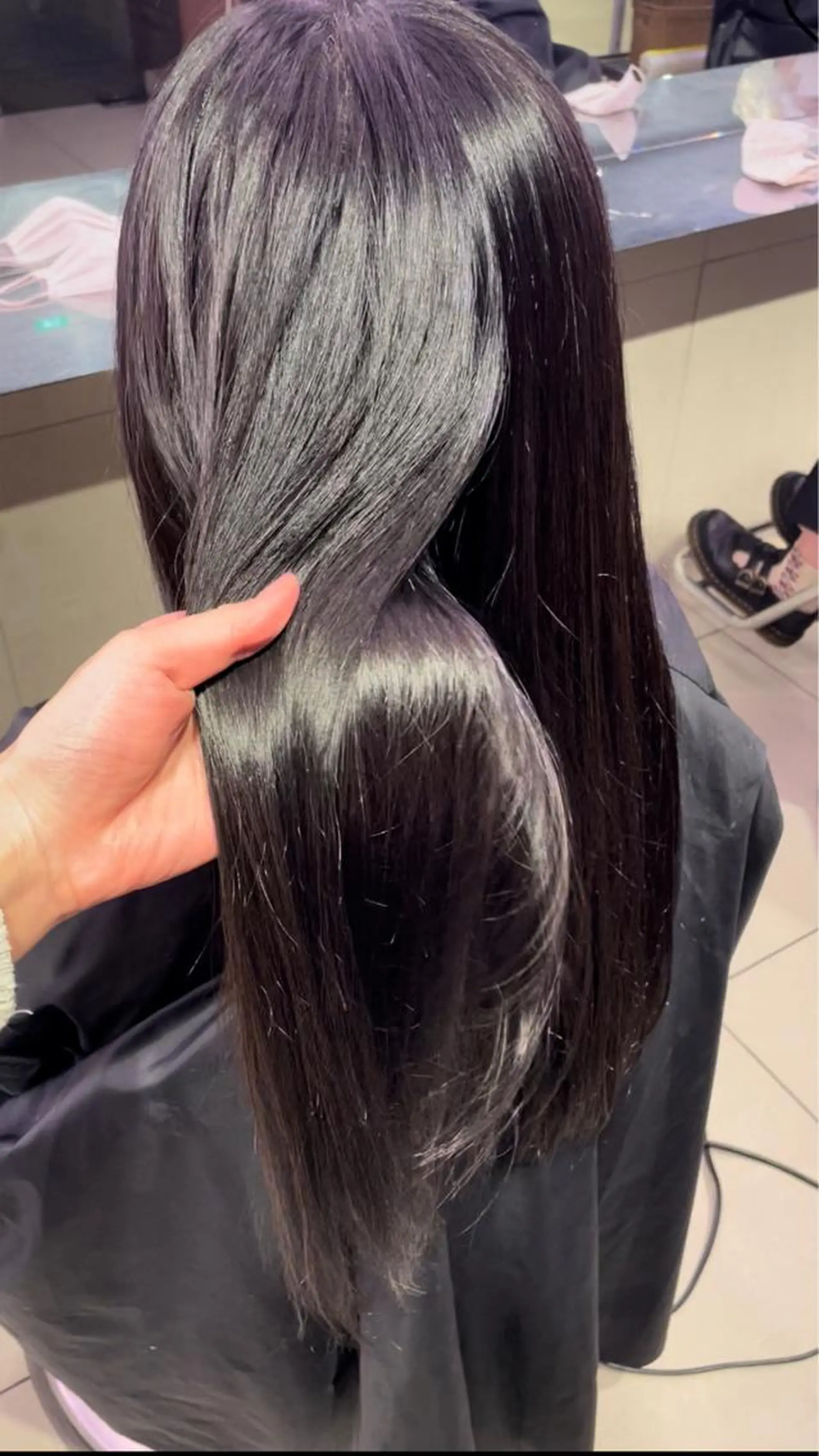 セミロング たかはし はるかのヘアスタイル