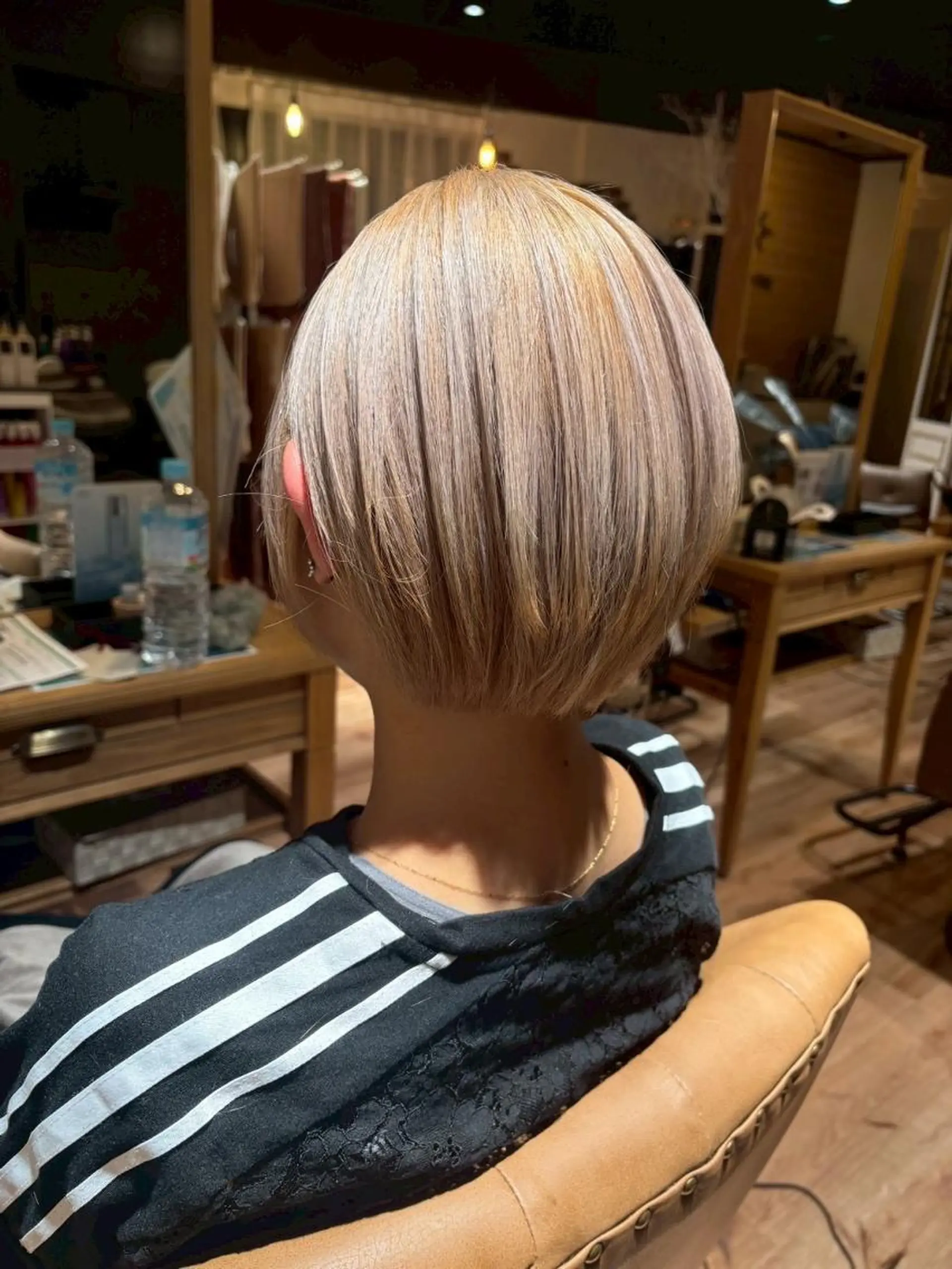 ショート カット トリートメント 松田 鈴菜のヘアスタイル