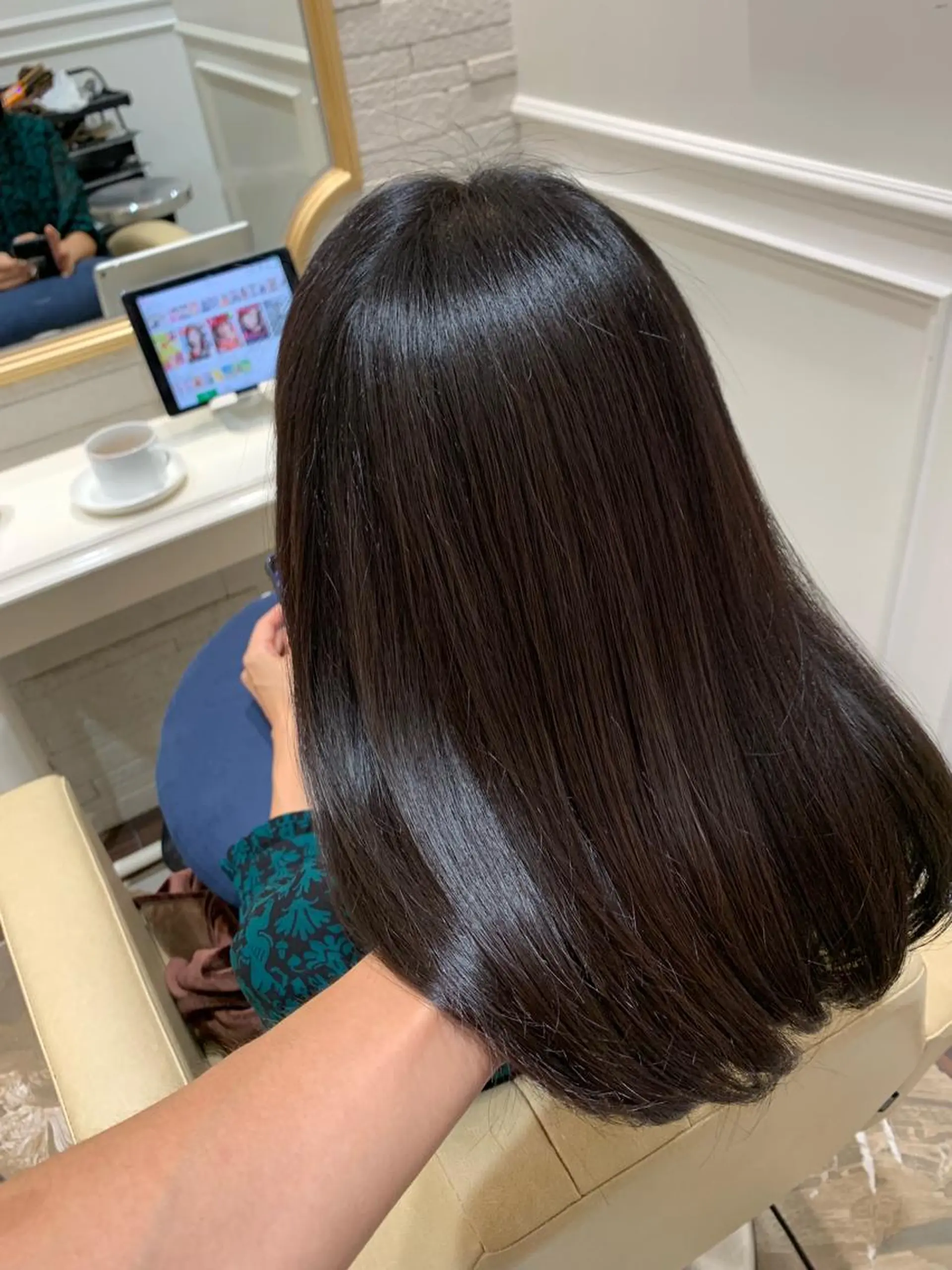 ロング トリートメント ヘアカラー トリートメント 韓国ヘア×髪質改善 ⭐️谷遼平⭐️のヘアスタイル