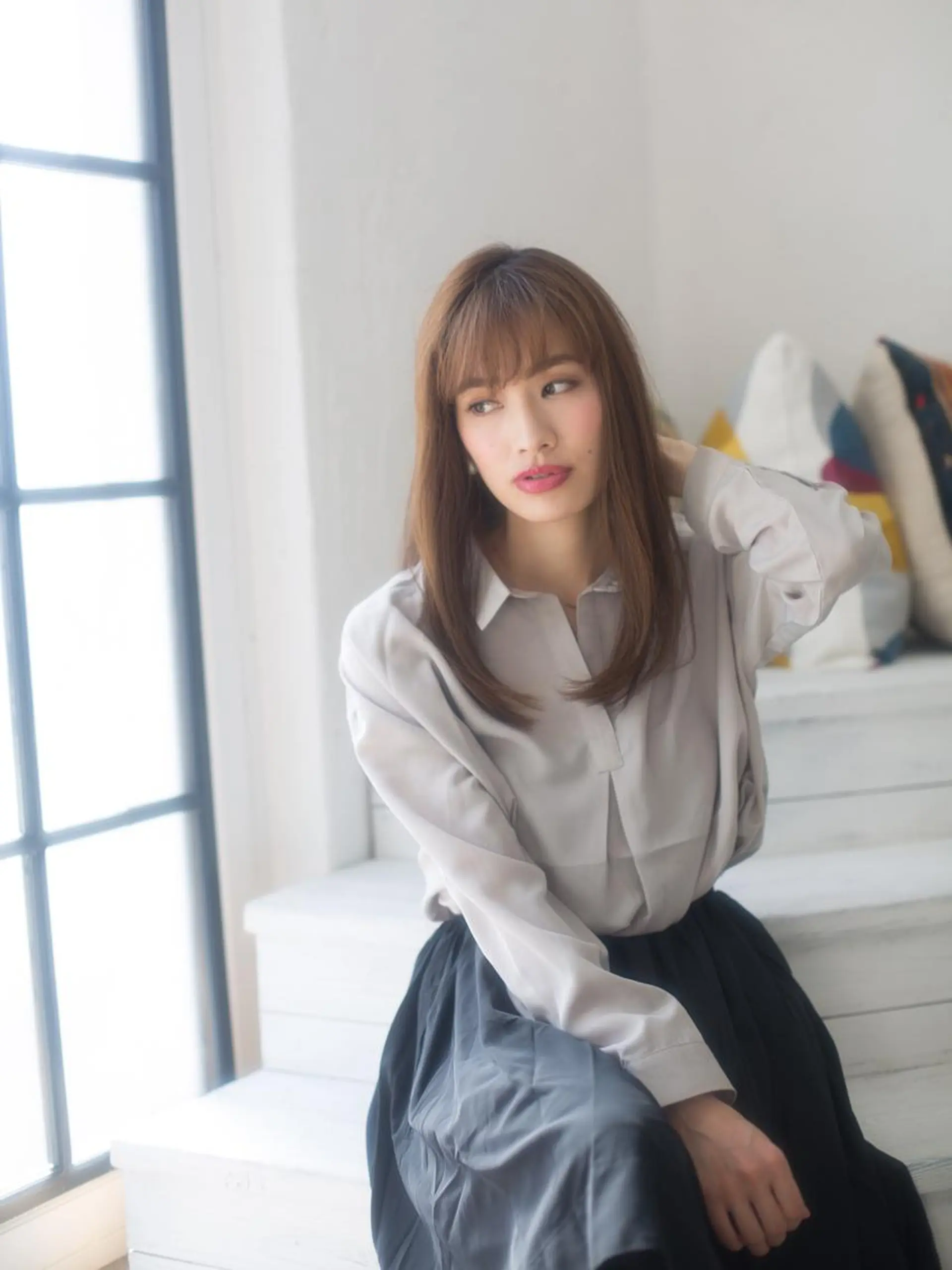 ロング カラー 松島祐介【店長／ トップディレクター】のヘアスタイル