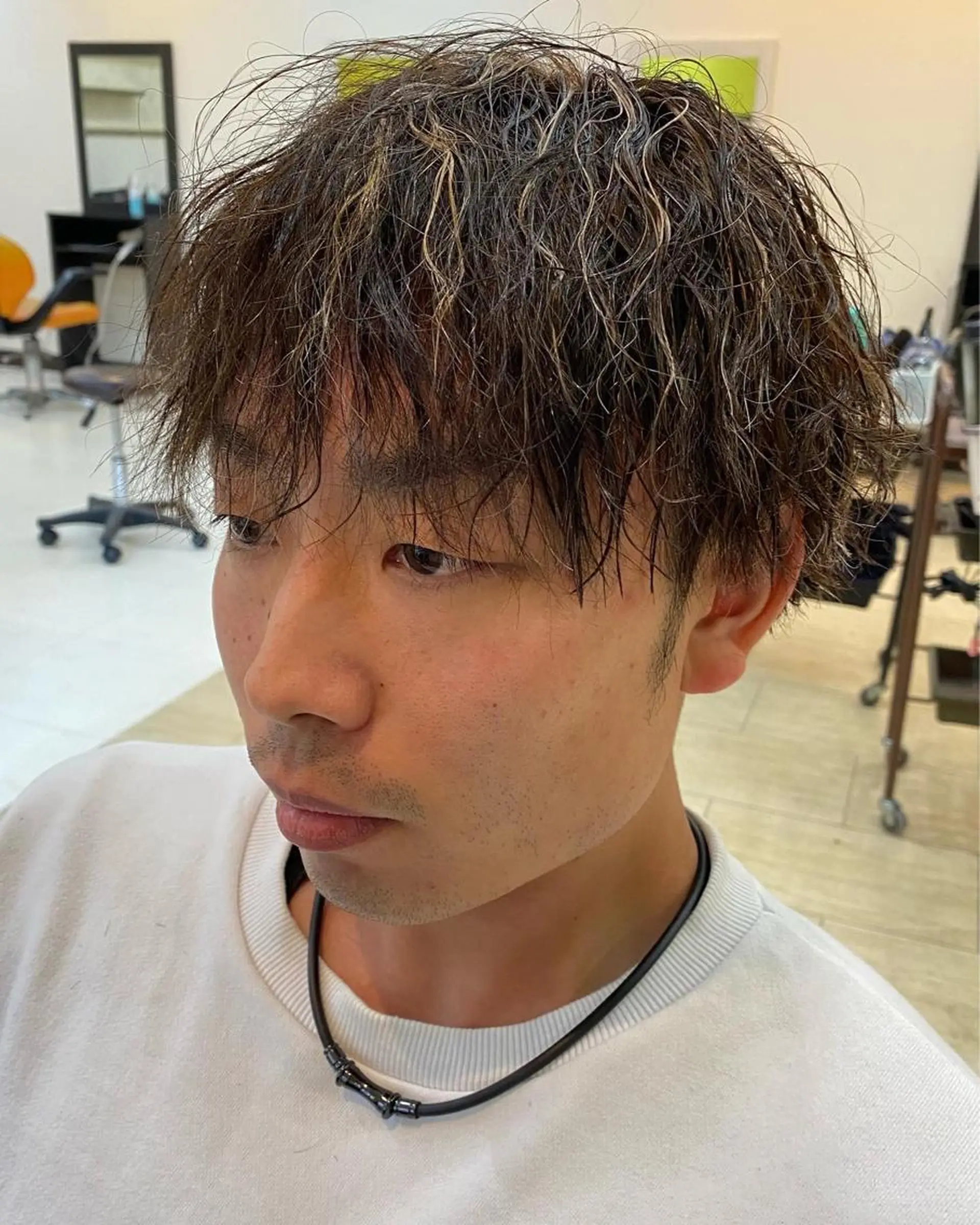 ショート カラー パーマ 年間2000名担当◎ パーマ職人/仲原佑樹のヘアスタイル