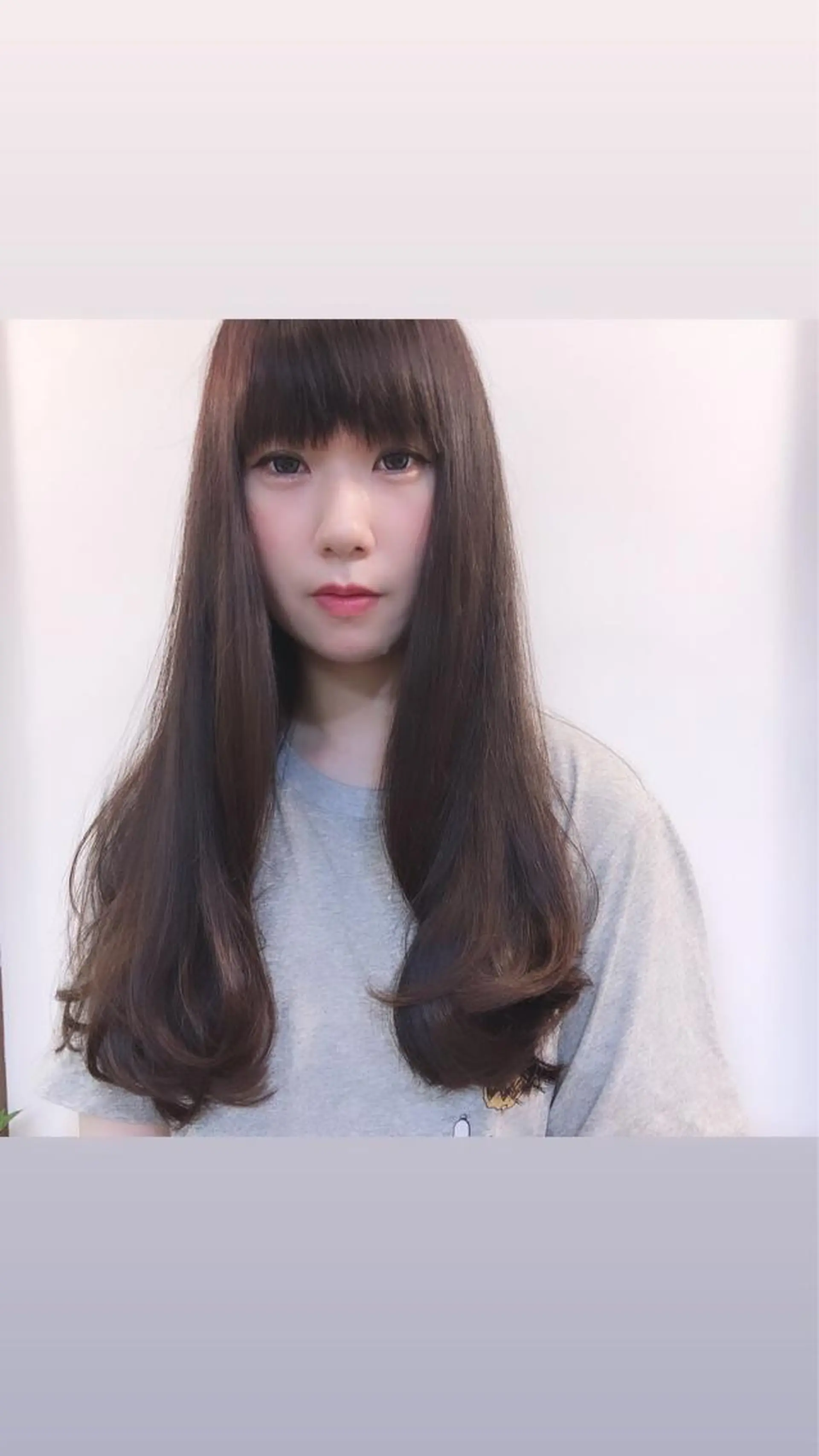 ロング カラー アッシュ ピンクカラー Monica-札幌美髪専門美容室-所属・塩崎 春香のヘアスタイル