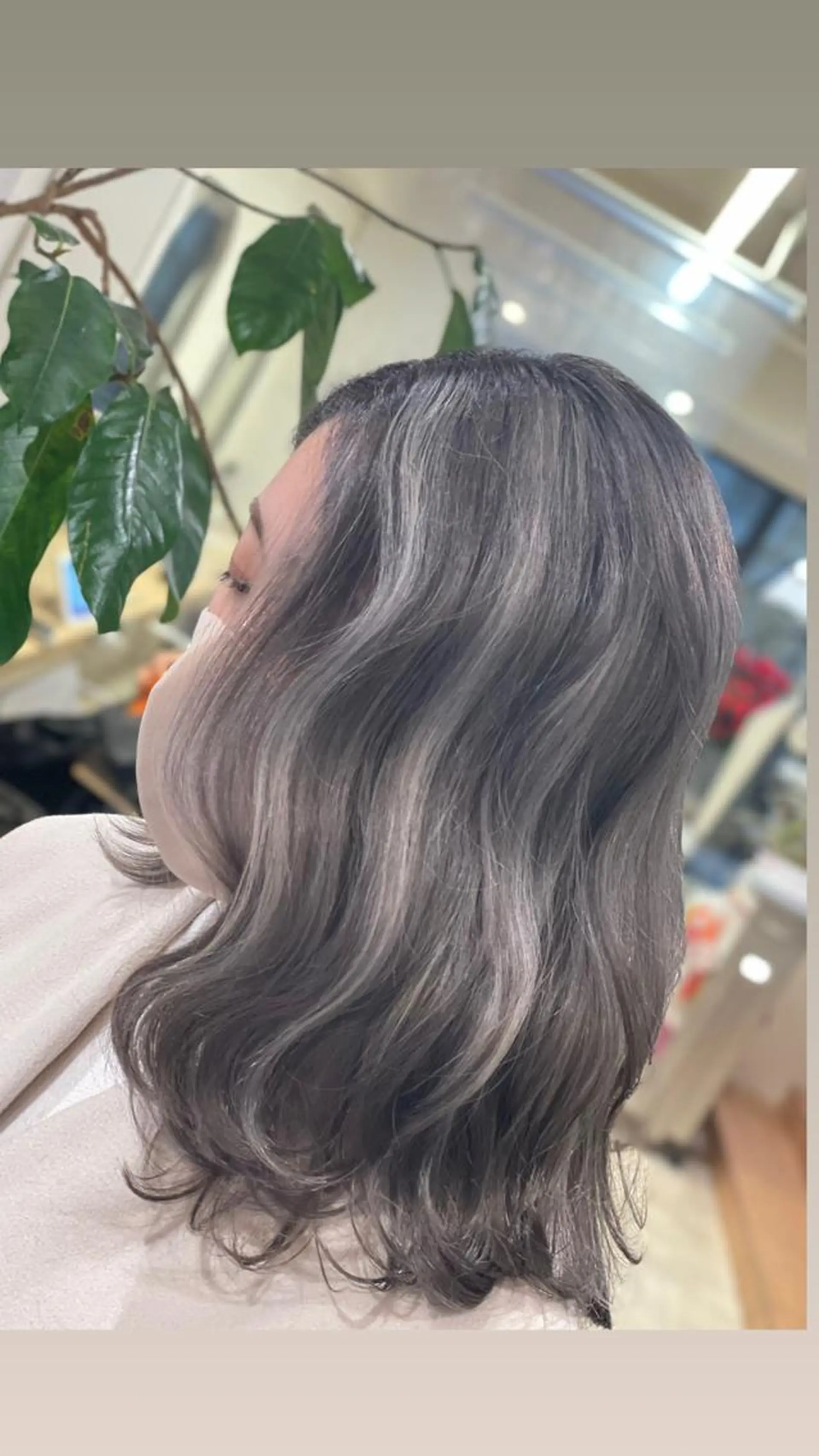 ミディアム カラー ヘアアレンジ ブリーチ ケアブリーチ ダブルカラー ハイライトカラー イルミナカラー 髪質改善×ハイトーン 中田啄也のヘアスタイル