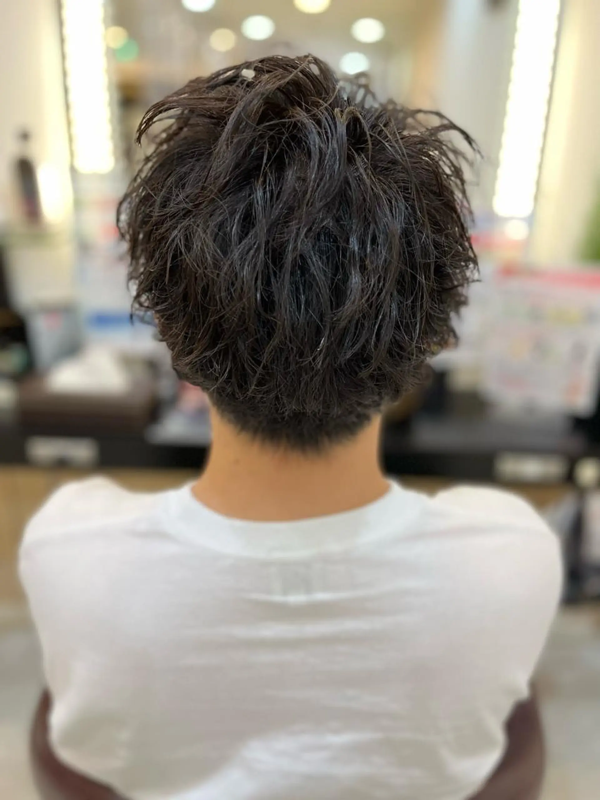 ショート パーマ メンズ カット パーマ トリートメント トータルビューティー K:R鶴川のヘアスタイル