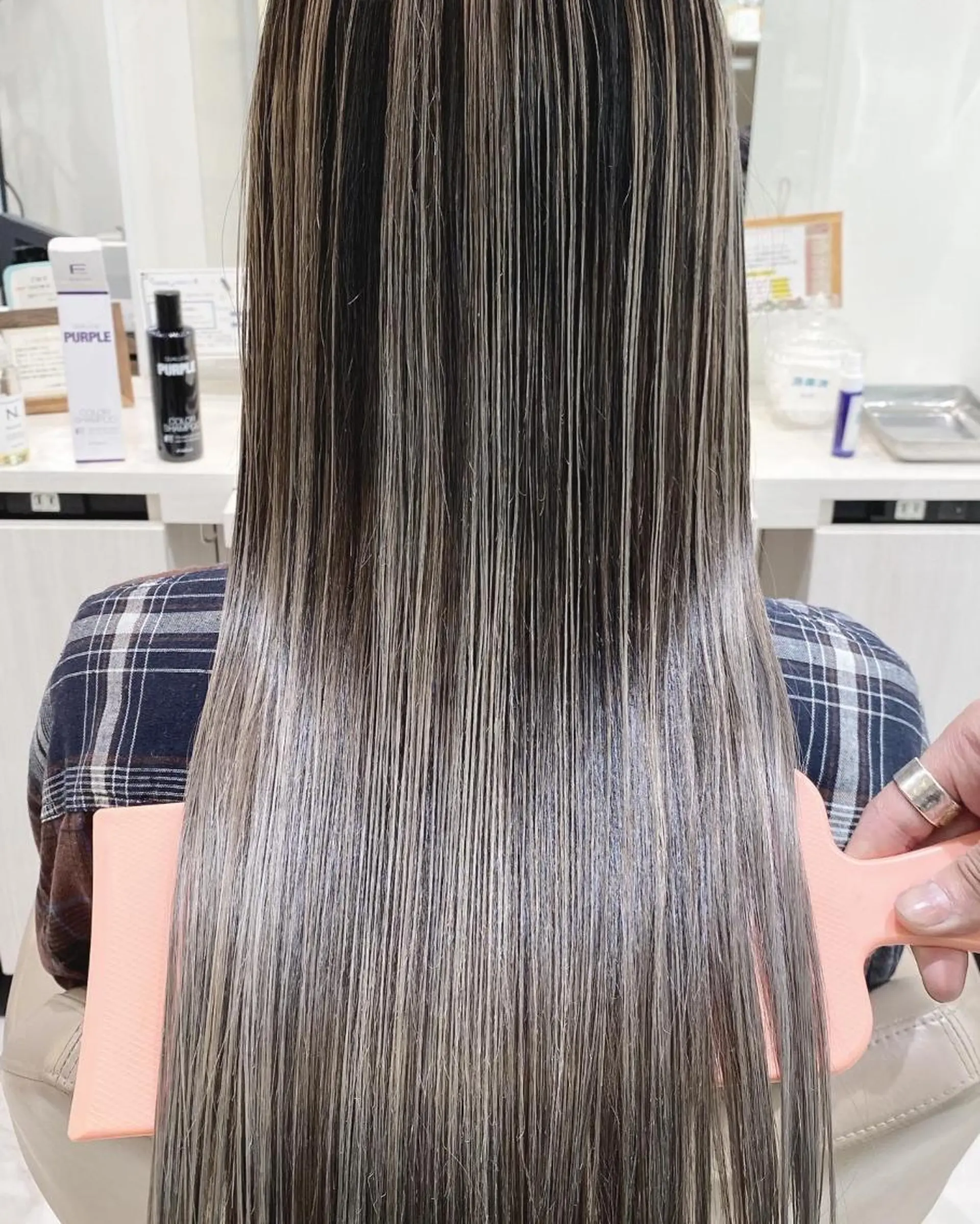 ロング カラー 髪質改善 ヘアカラー トリートメント 高橋凜/髪質改善/ 縮毛矯正/カラーのヘアスタイル