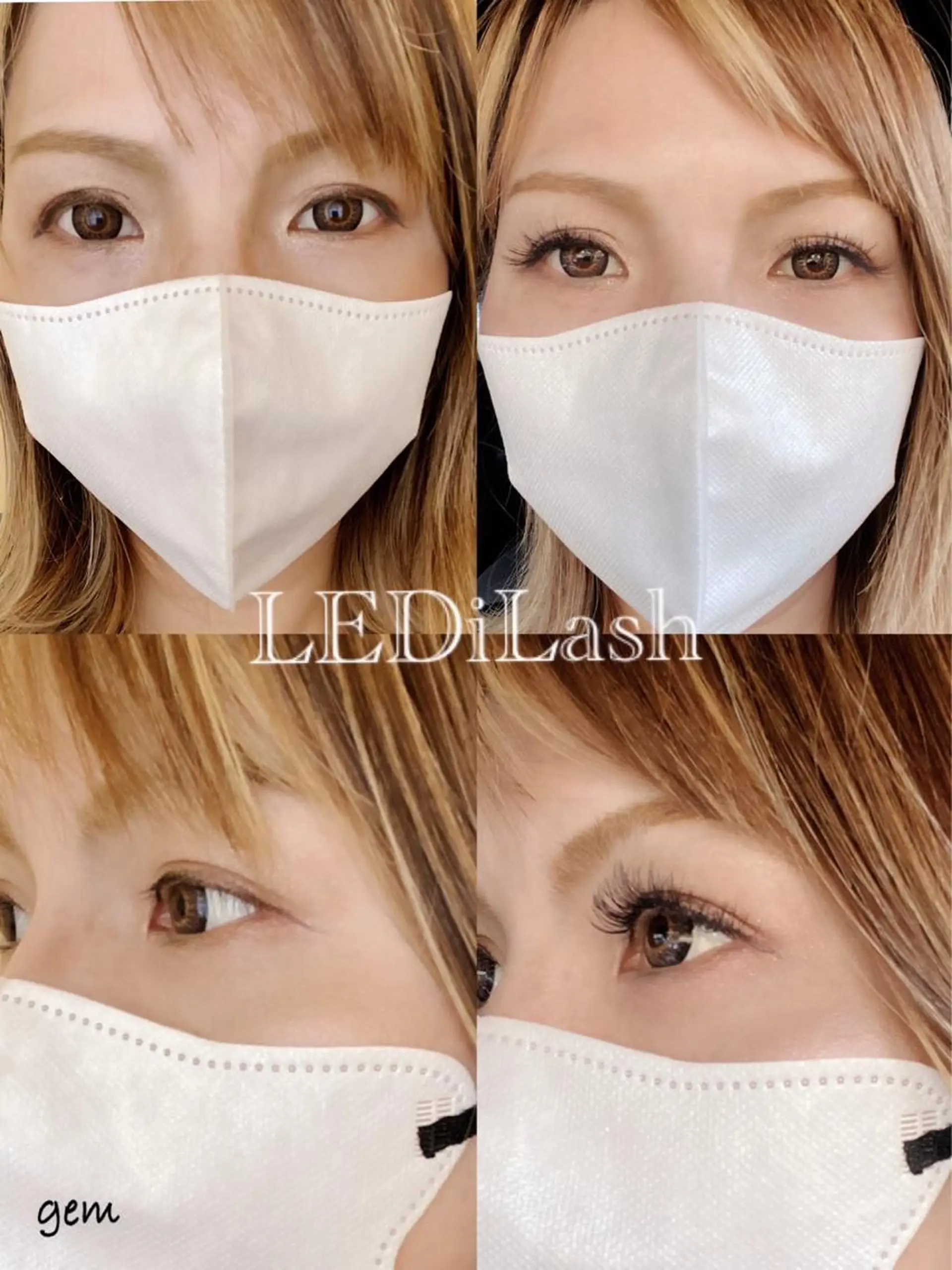 マツエク・マツパ gem 〜ジェム〜のマツエク・マツパデザイン