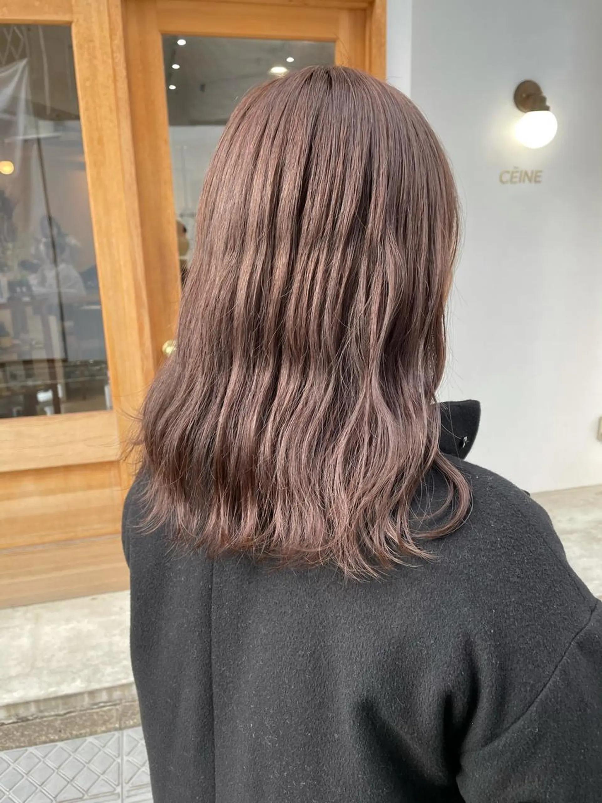 ミディアム カラー ブリーチ グレージュ ラベンダーカラー ラベンダーグレージュ ラベンダーグレー 中目黒🌼 🌼ハナのヘアスタイル