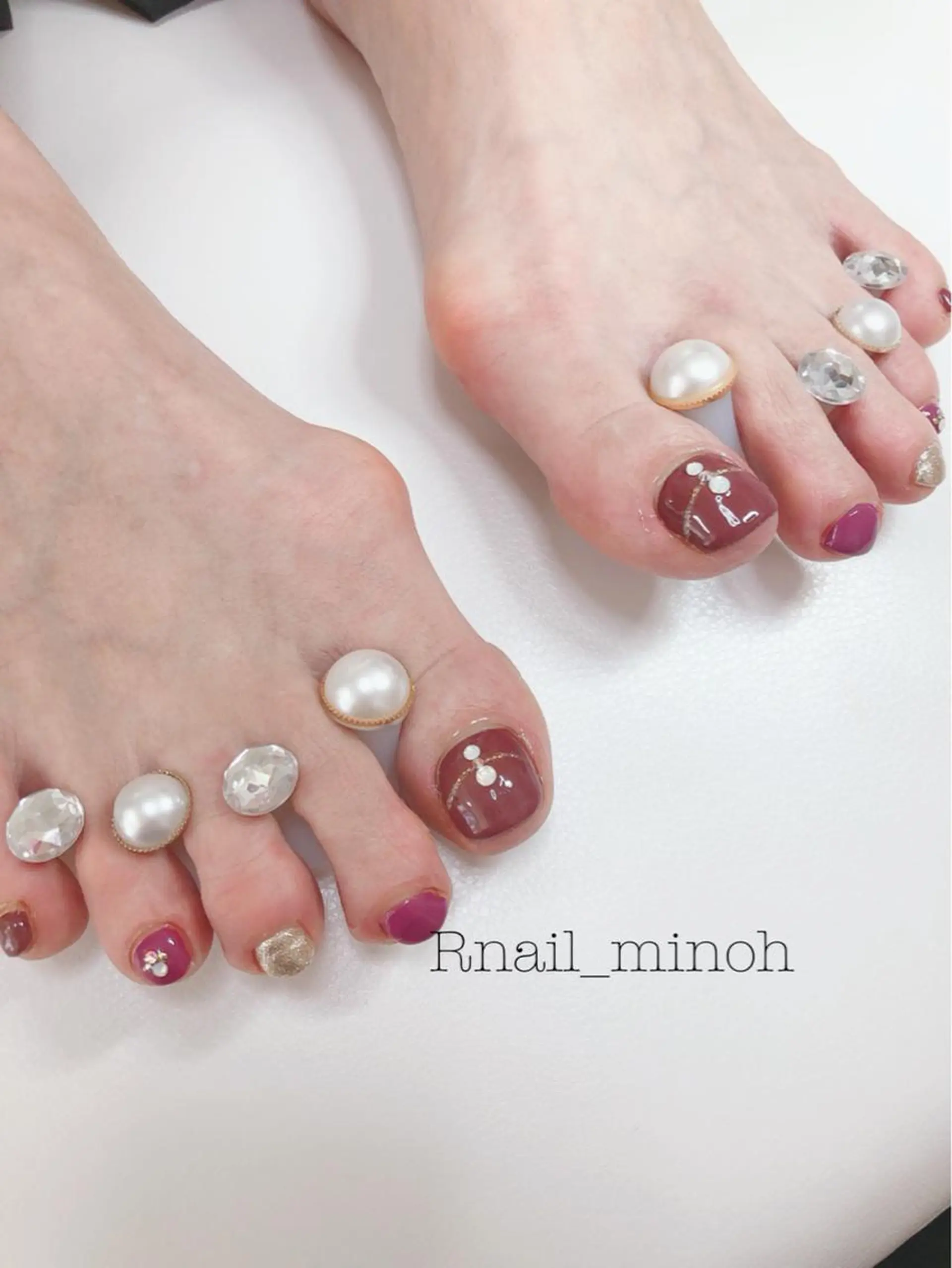 ネイル アートネイル フットネイル nail salon L.Nのネイルデザイン