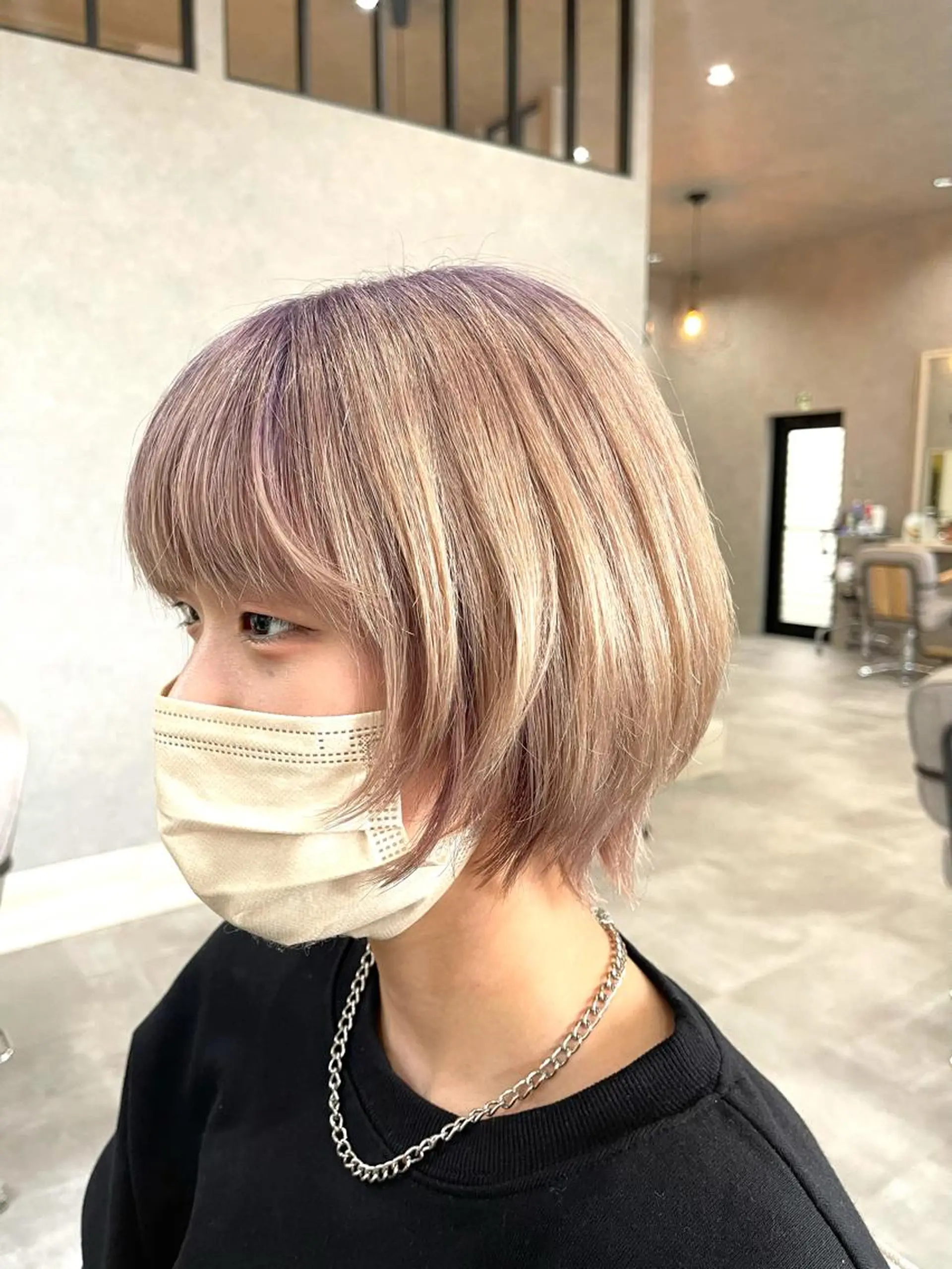 ショート カラー 一ノ瀬 暁のヘアスタイル
